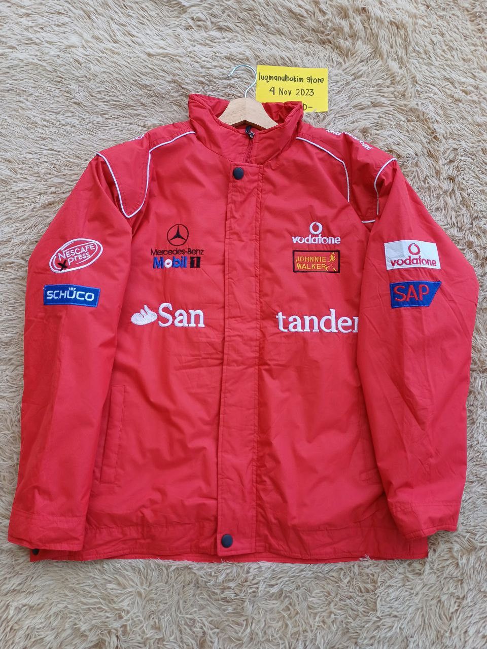 Sports Specialties Rare Mercedes Benz x Johnie Walker Racing Jacket Size US L / EU 52-54 / 3 - 1 Thumbnail