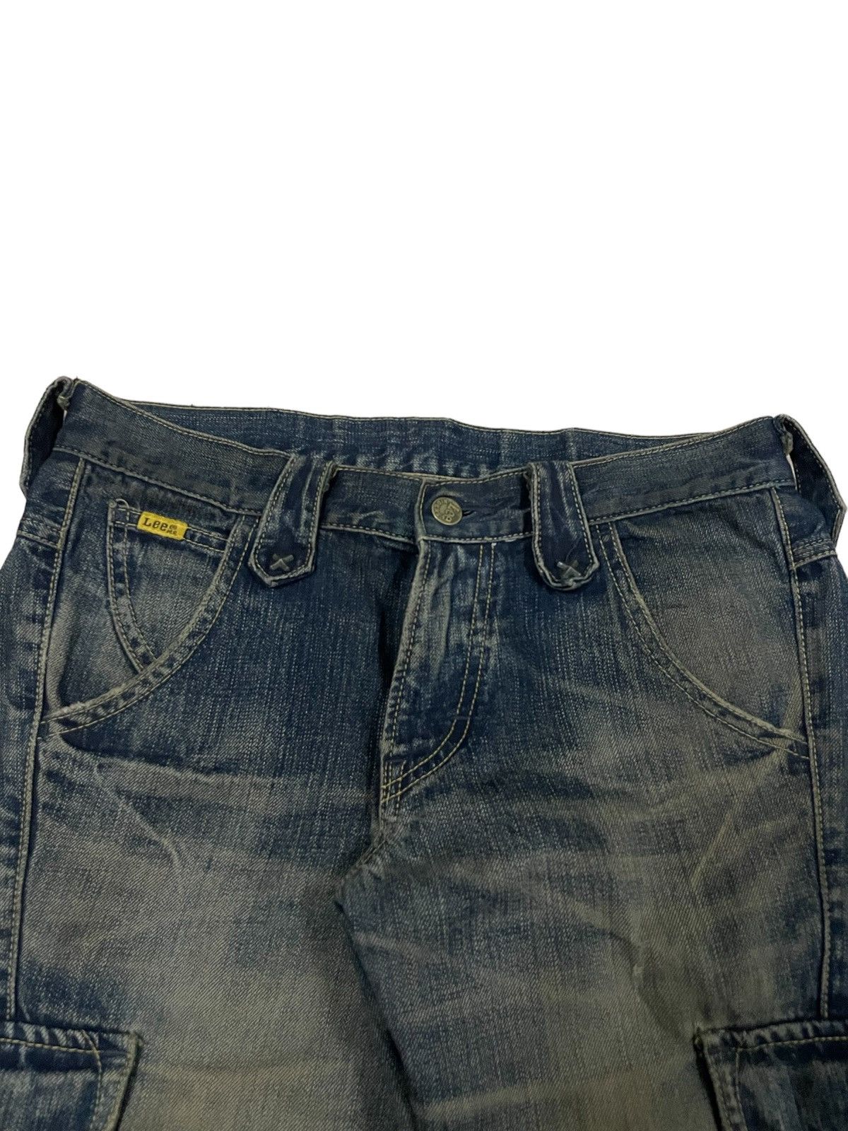 Lee × Vivienne Westwood Vintage Lee Rider Mid Rise Mud Wash Cargo Flare Punk Jeans Size US 30 / EU 46 - 5 Thumbnail