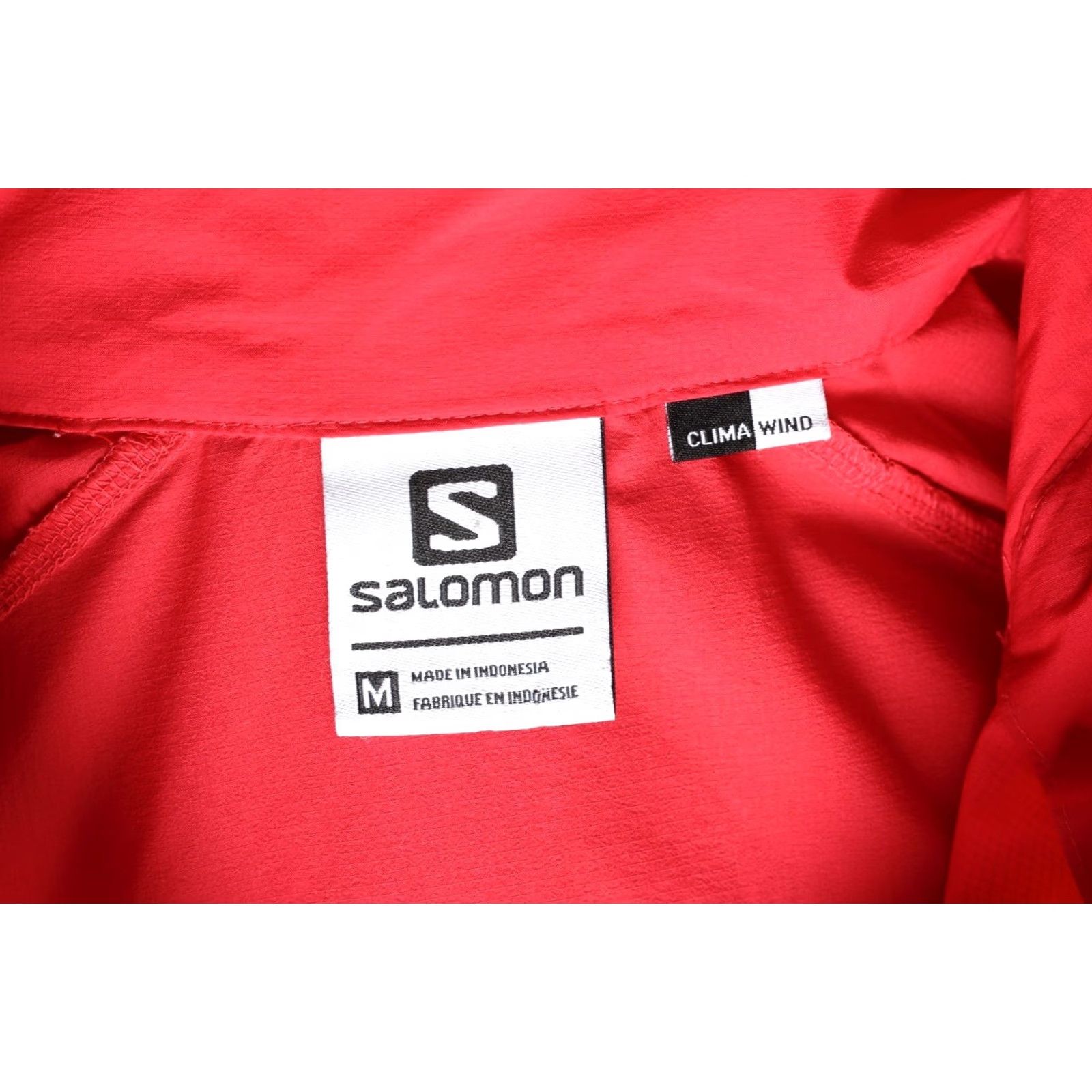 Salomon Salomon Clima Wind Hooded Lightweight Jacket Women M Windbreaker Red Jacket Size M / US 6-8 / IT 42-44 - 5 Thumbnail