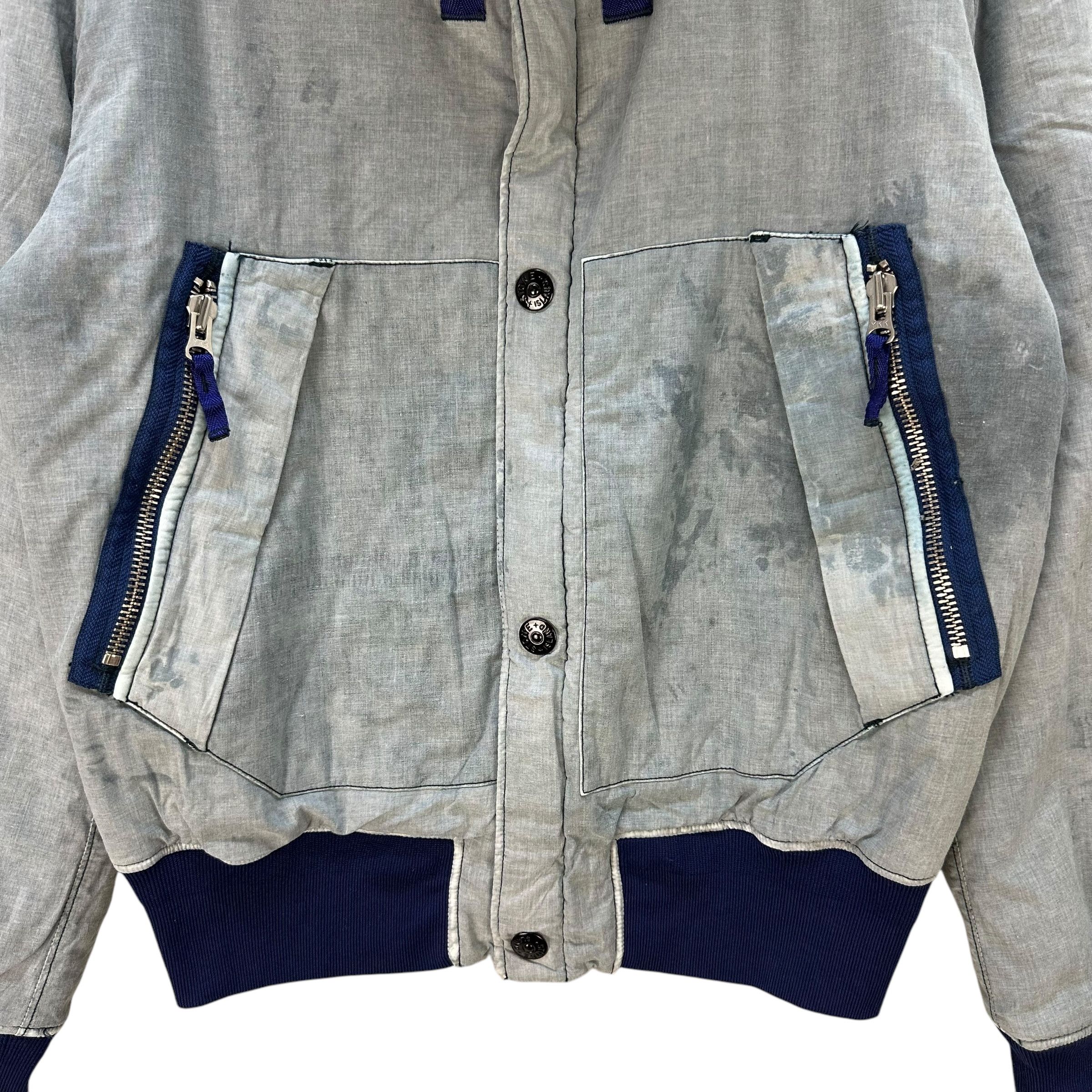 Stone Island Trashed STONE ISLAND Puffer Hooded Jacket #A82-1994 Size US L / EU 52-54 / 3 - 5 Thumbnail