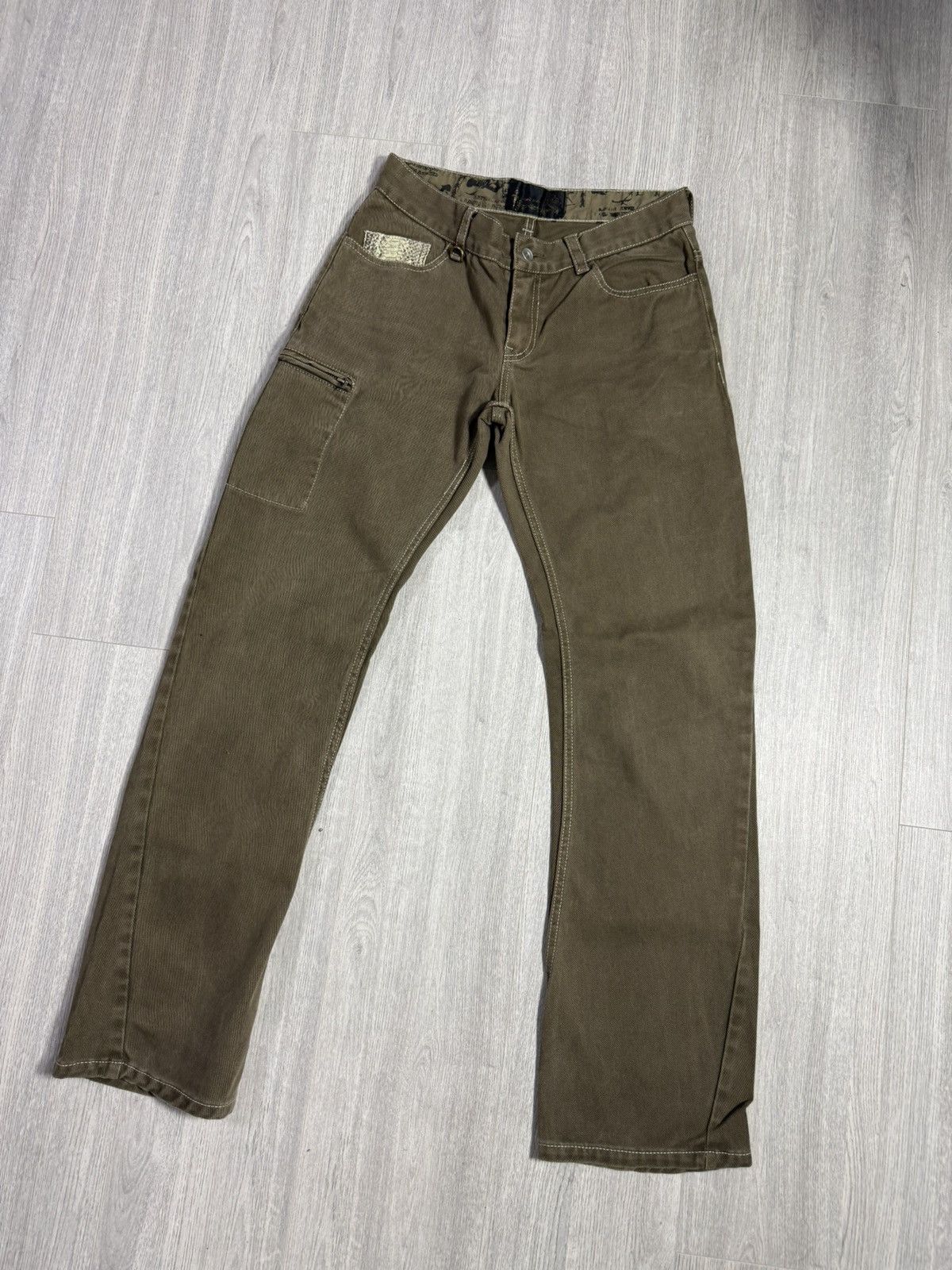 Japanese Brand Kyoji Maruyama archive cargo jeans Y2K Japan designer rare Size US 32 / EU 48 - 5 Thumbnail