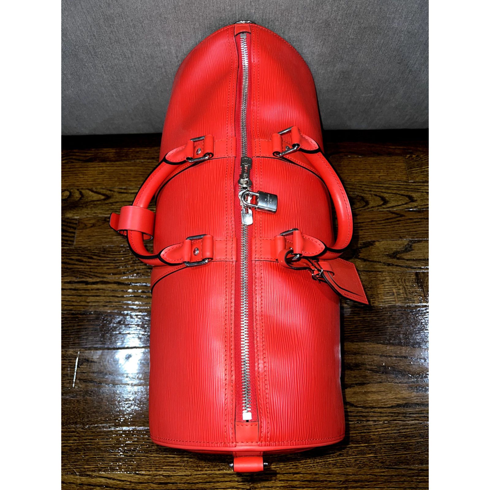 Louis Vuitton Louis Vuitton Keepall Bandouliere Leather Weekend Travel Bag Size ONE SIZE - 6 Thumbnail