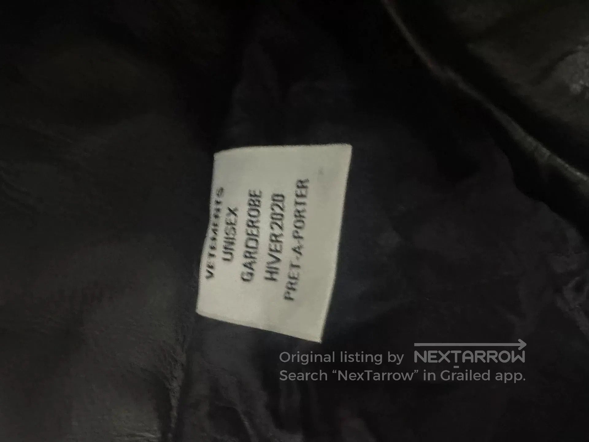 Vetements vetements black leather biker jacket. Size US XS / EU 42 / 0 - 3 Thumbnail
