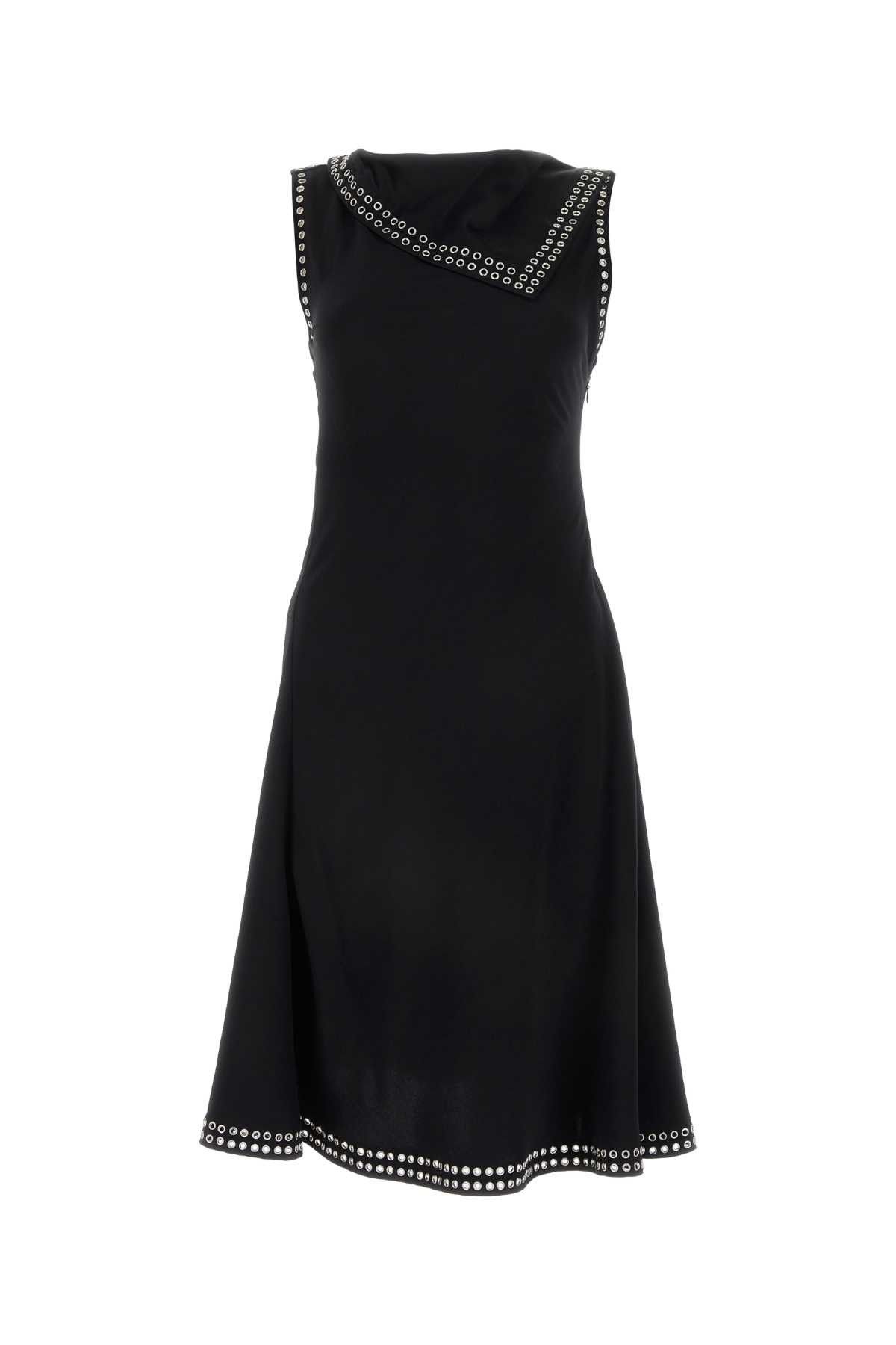 Burberry Black Satin Dress Size XS / US 0-2 / IT 36-38 - 1 Thumbnail