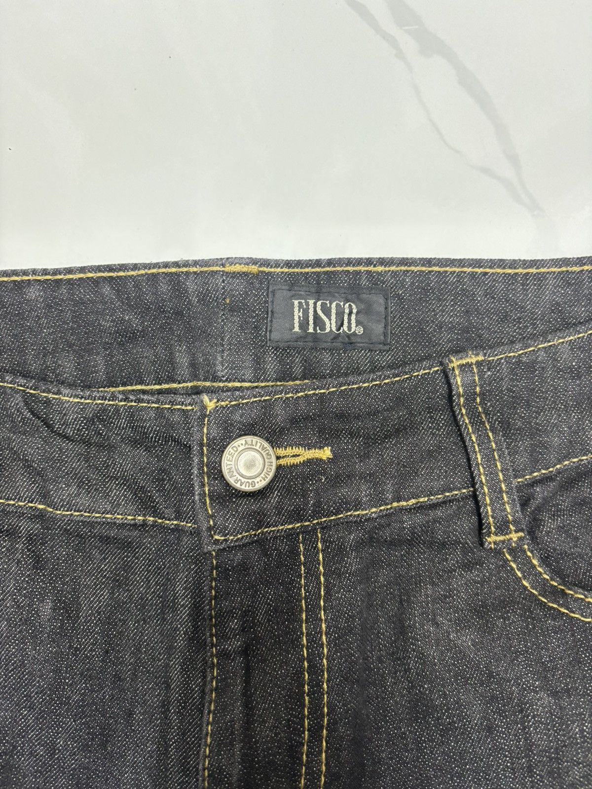 Tornado Mart FLARE JEANS BLACK FISCO BOOTCUT TORNADO MART VIBES JEANS Size US 30 / EU 46 - 9 Thumbnail