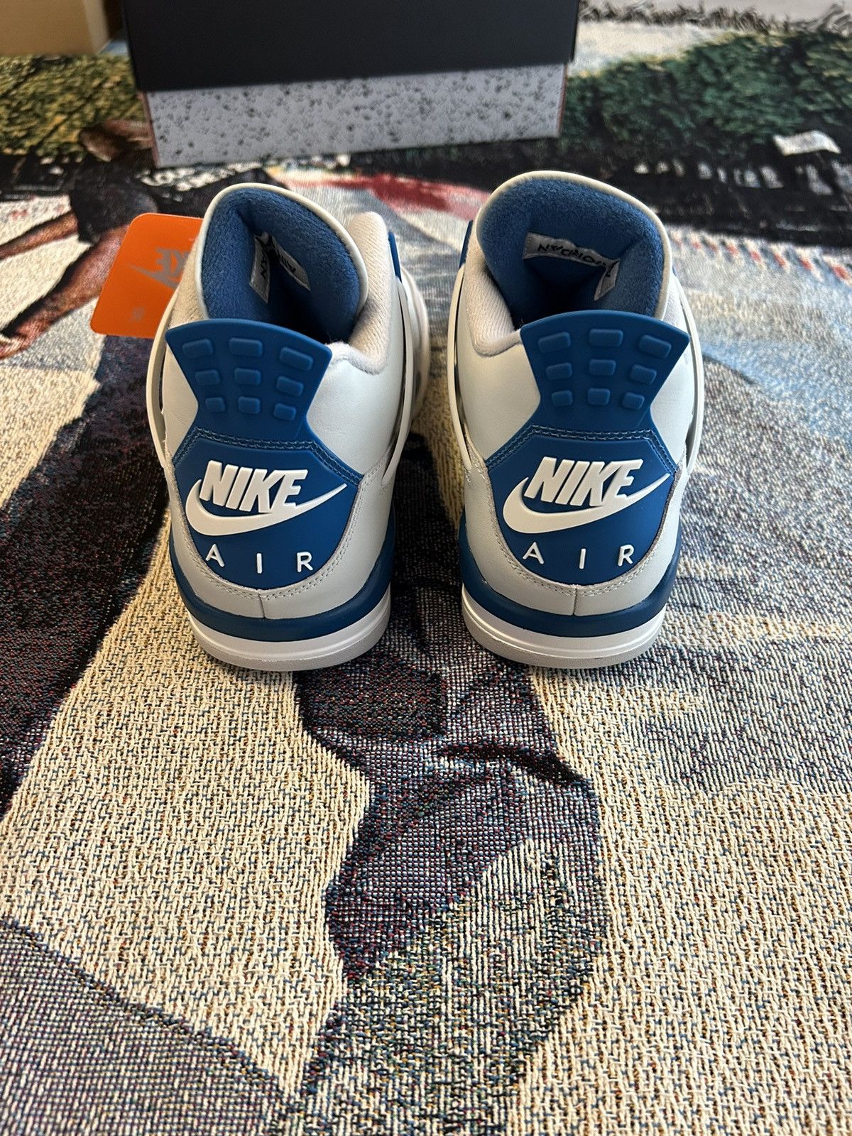 Nike Jordan 4 Military Blue Size US 8.5 / EU 41-42 - 3 Thumbnail