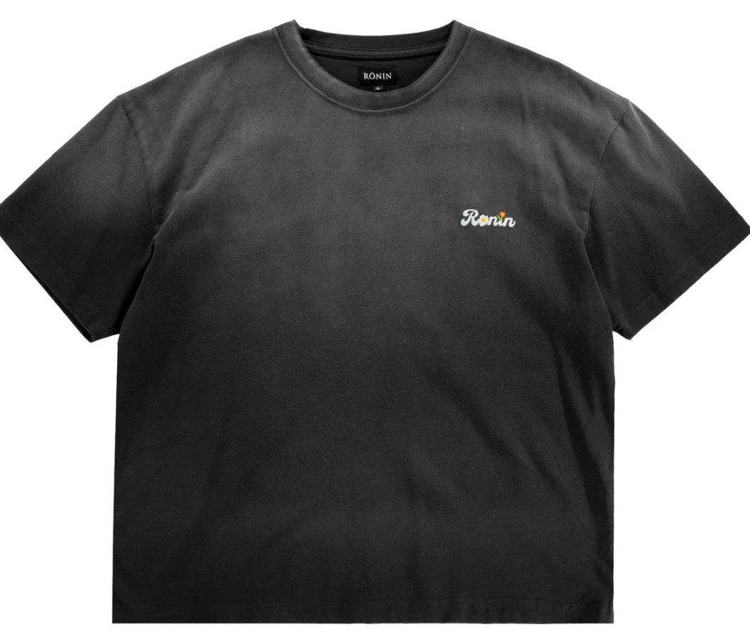 Ronin Division Ronin Sunfaded Flower Tee Black XL Size US XL / EU 56 / 4 - 6 Thumbnail