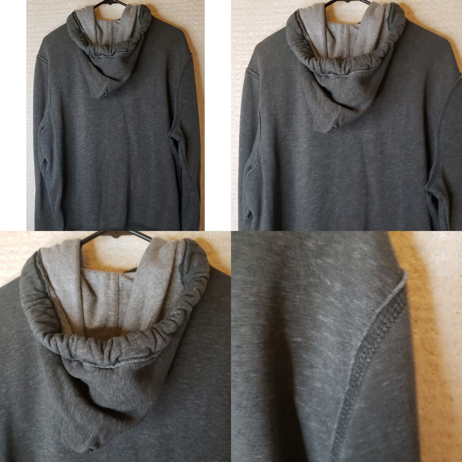 Vintage Aeropostale Men's Dark Gray Full Zip Hoodie L Embroidered Retro 1987 Theme Size US L / EU 52-54 / 3 - 9 Thumbnail