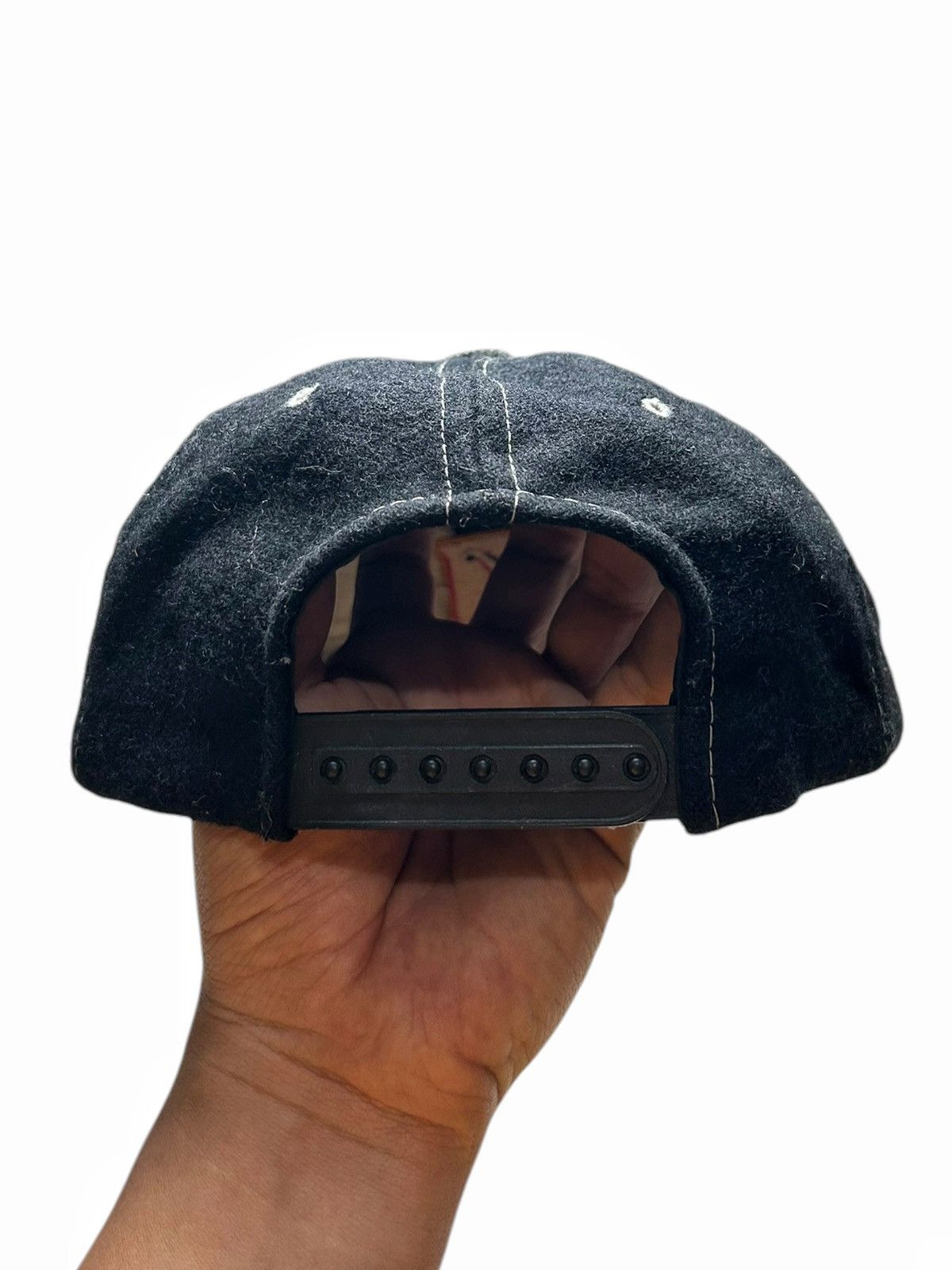 Vintage CHESTERFIELD 90s Racing Wool Hats Black motocross moto gp Size ONE SIZE - 8 Thumbnail