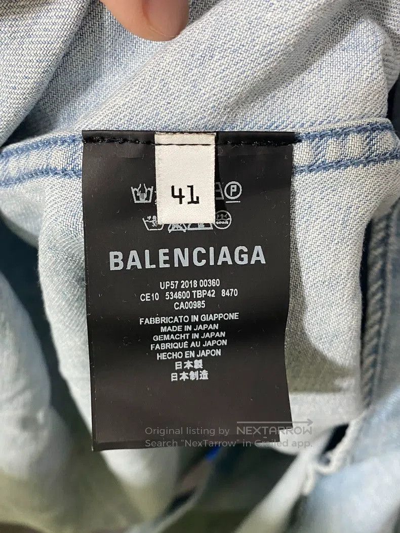 Balenciaga Balenciaga size 41 Fake Two-Piece Shirt Size US S / EU 44-46 / 1 - 4 Thumbnail