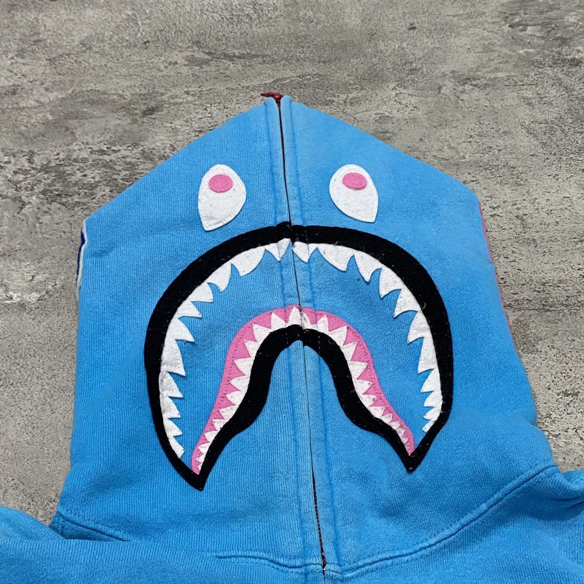Bape Bape Neon Shark Hoodie Size XS / US 0-2 / IT 36-38 - 2 Thumbnail