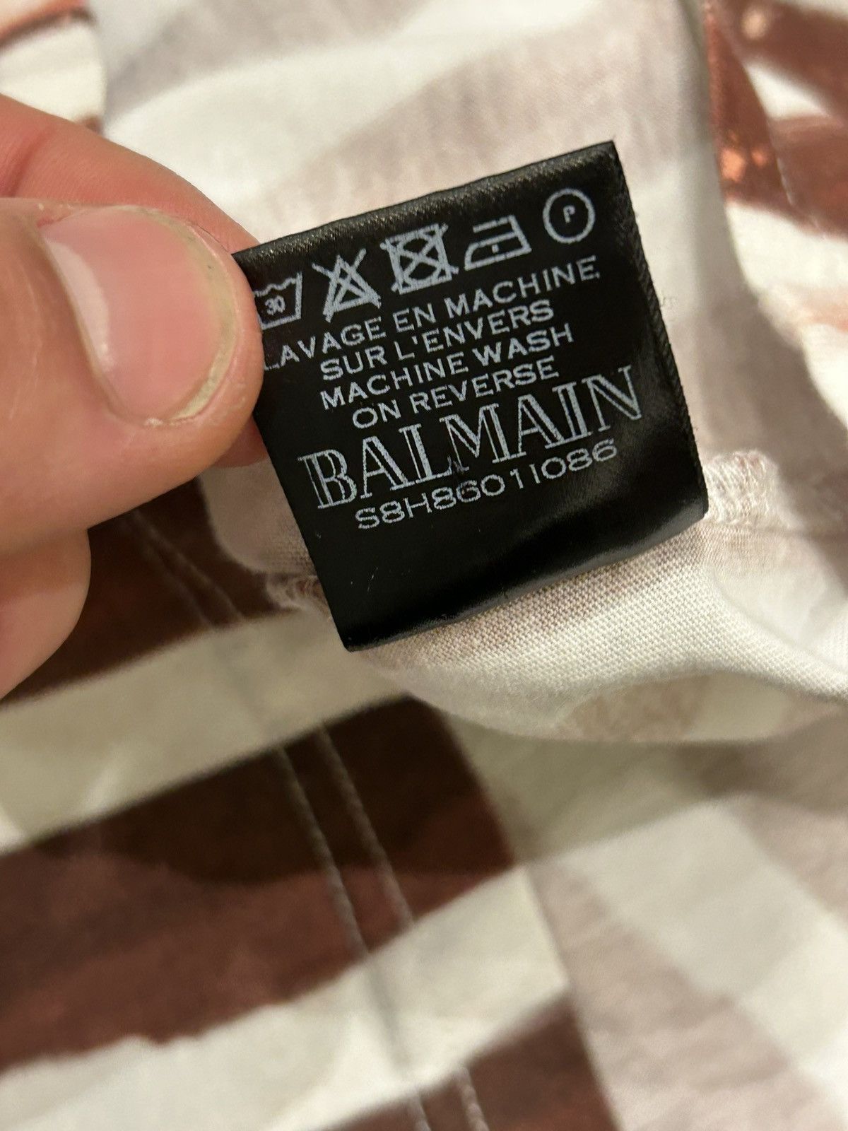 Balmain Balmain American Flag Tee Size US M / EU 48-50 / 2 - 5 Thumbnail