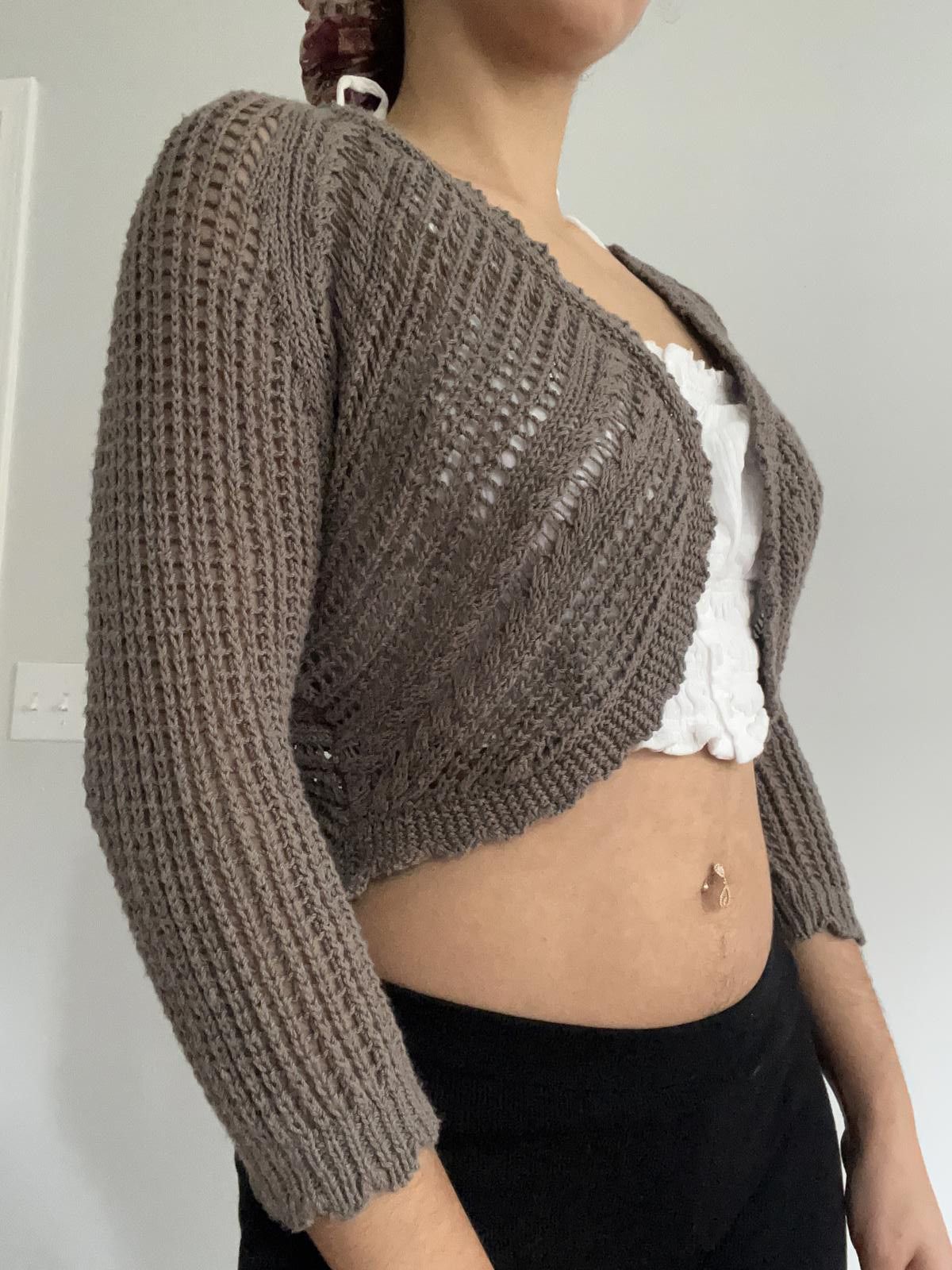 Other Women’s grey knit bolo Size M / US 6-8 / IT 42-44 - 2 Thumbnail