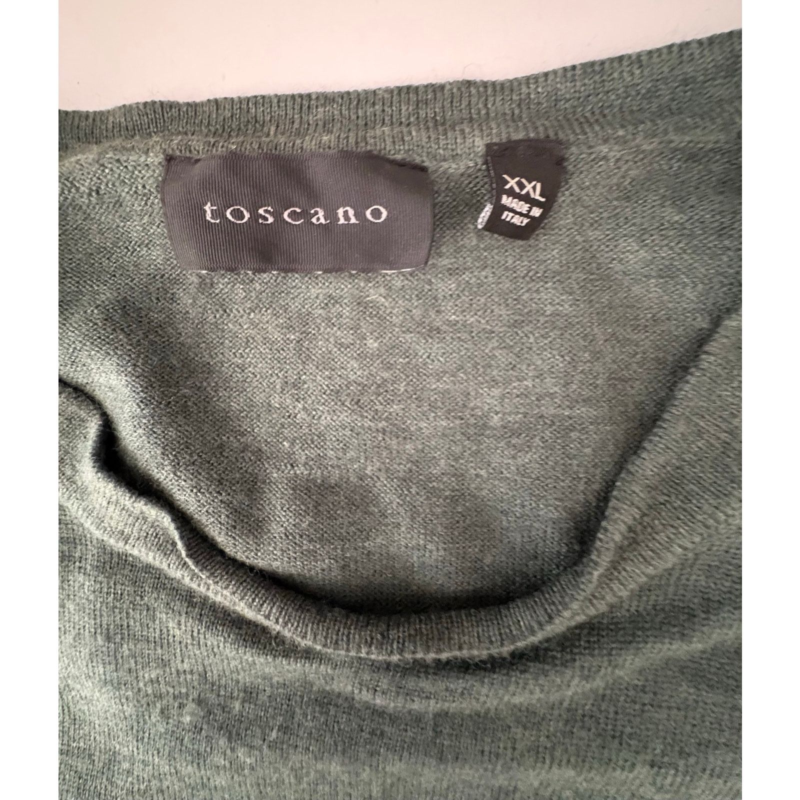 Toscano Toscano cashmere green crewneck xxl Men’s long sleeve Size US XXL / EU 58 / 5 - 2 Thumbnail