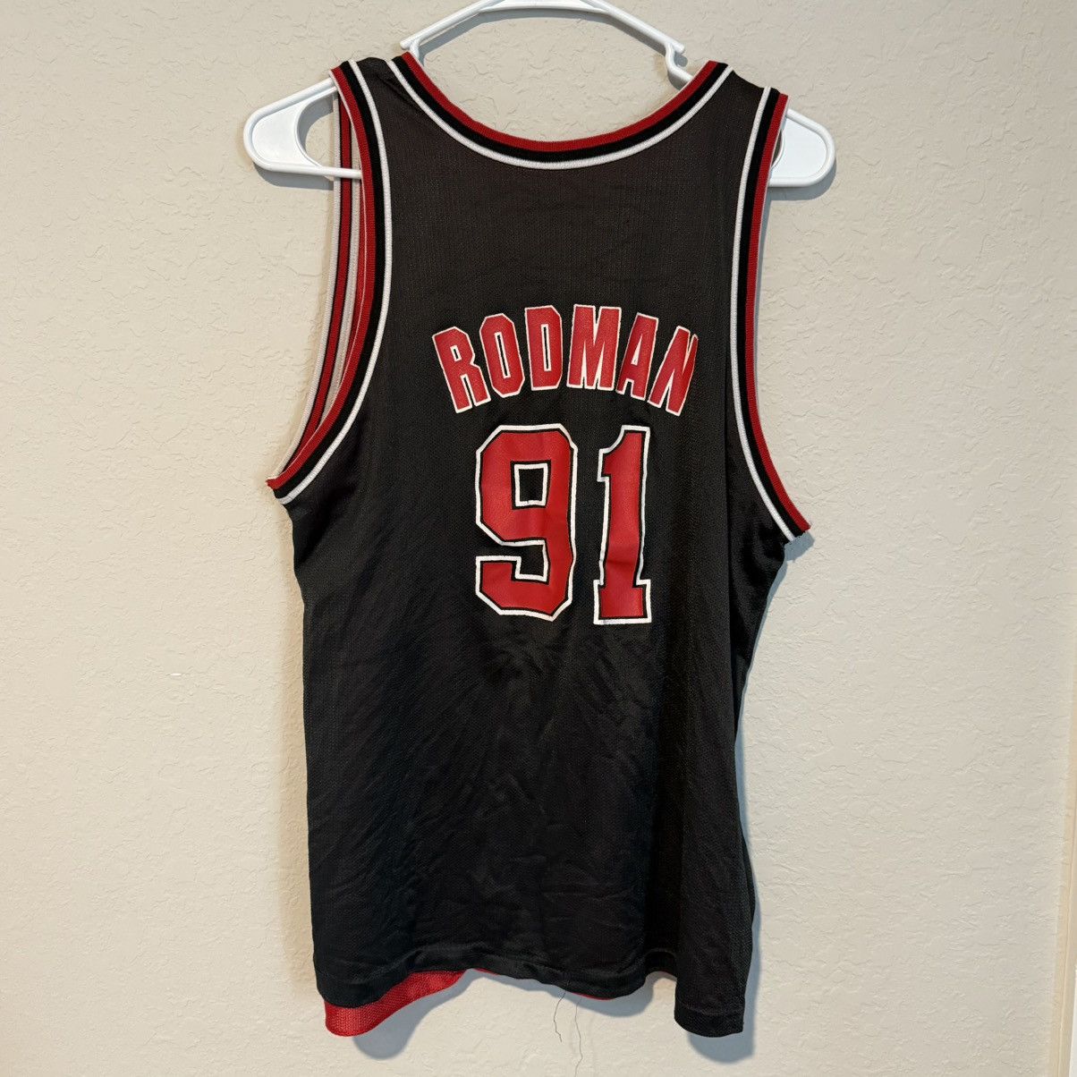 Champion Vintage Dennis Rodman Reversible Bulls Jersey Size US S / EU 44-46 / 1 - 3 Thumbnail