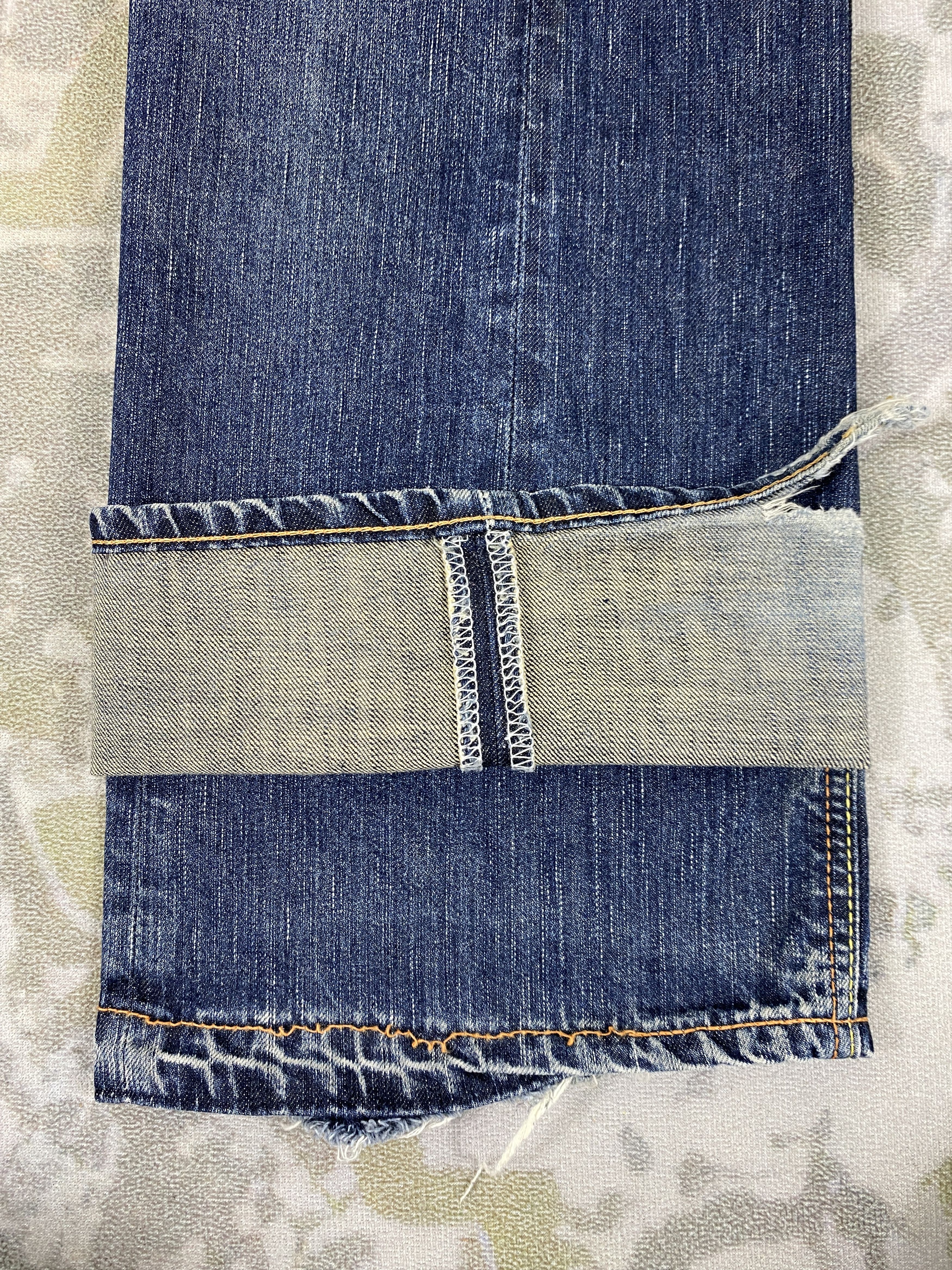Hysteric Glamour Distressed Vintage Edwin Flare Jeans 33x32 Denim- JN3585 Size US 33 - 13 Thumbnail