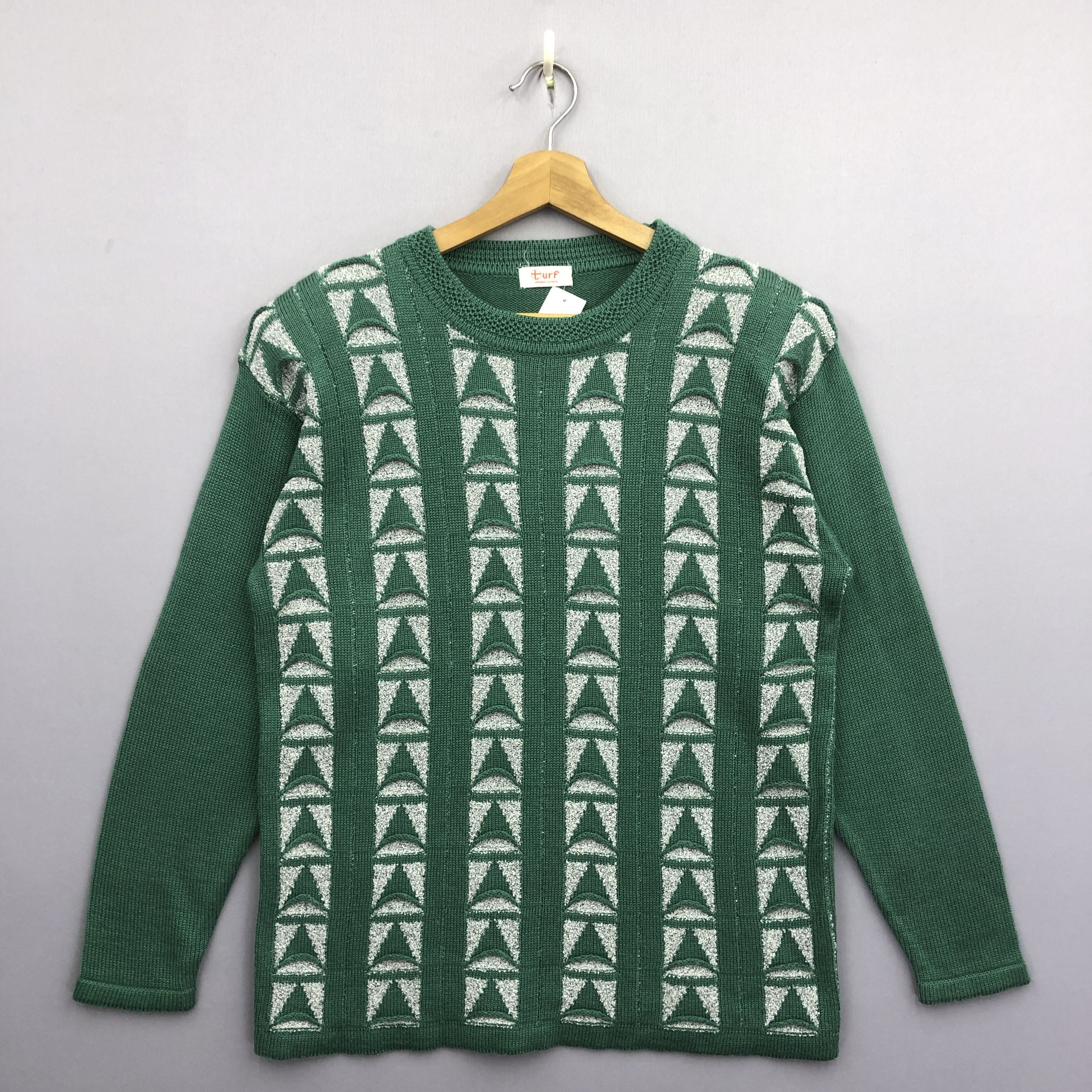 Homespun Knitwear Vintage Japanese Cable Knitwear Sweater Crochet Sweatshirt Size US XL / EU 56 / 4 - 1 Thumbnail