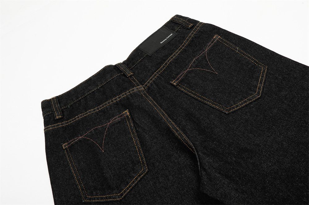 Vintage Men's wide-leg loose patchwork workwear scimitar jeans Size US 32 / EU 48 - 4 Thumbnail