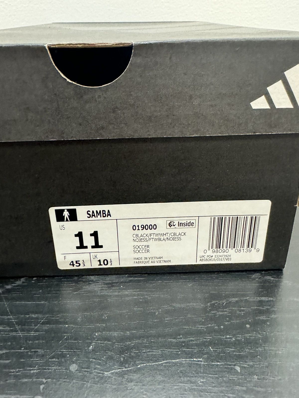 Adidas Adidas samba leather black Size US 11 / EU 44 - 8 Thumbnail