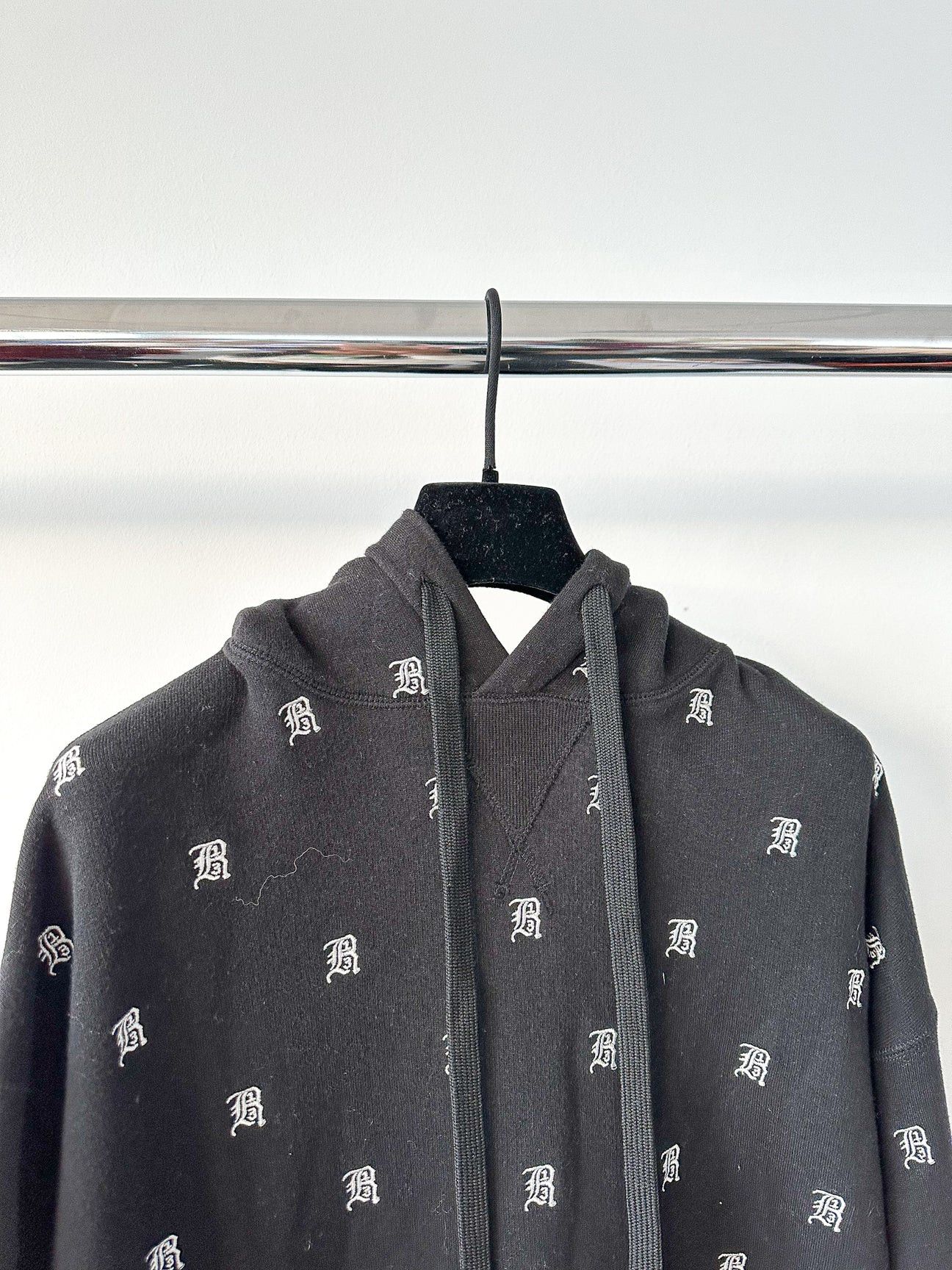 R13 R13 Japanese Fabric Black Embroidered Hoodie Size US S / EU 44-46 / 1 - 3 Thumbnail