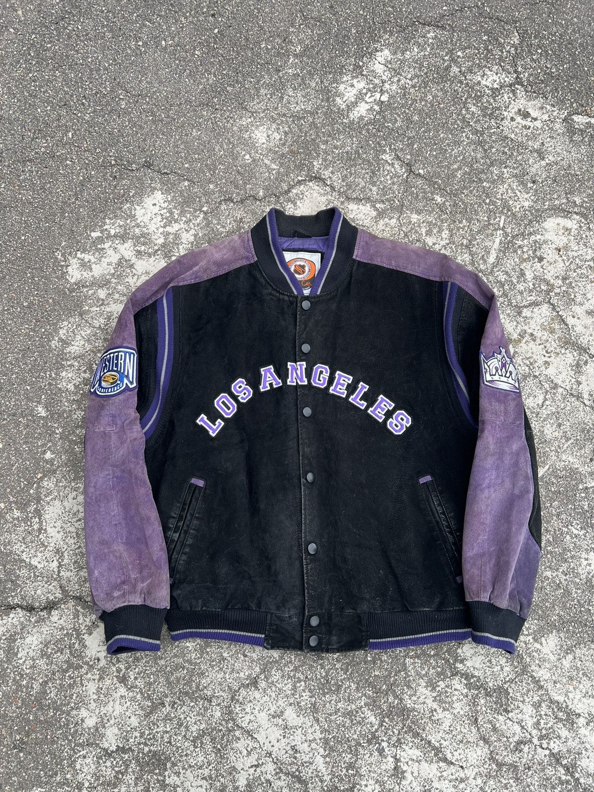 NFL × Vintage Vintage Purple 🏒NFL 🏒KINGS Bomber Size US XXL / EU 58 / 5 - 6 Thumbnail