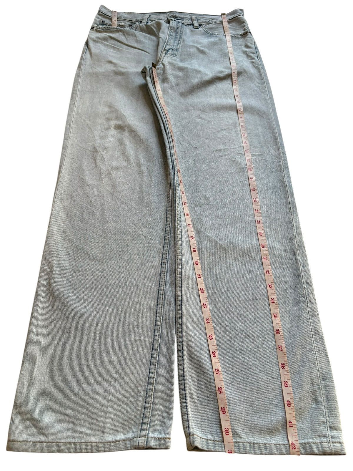 Levi's Vintage 90s Levis 502 Light Blue Wash Loose Baggy Jeans Size US 32 / EU 48 - 13 Thumbnail