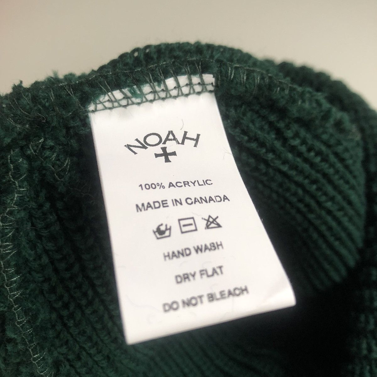 Noah Noah Core Logo Beanie GREEN Size ONE SIZE - 4 Thumbnail