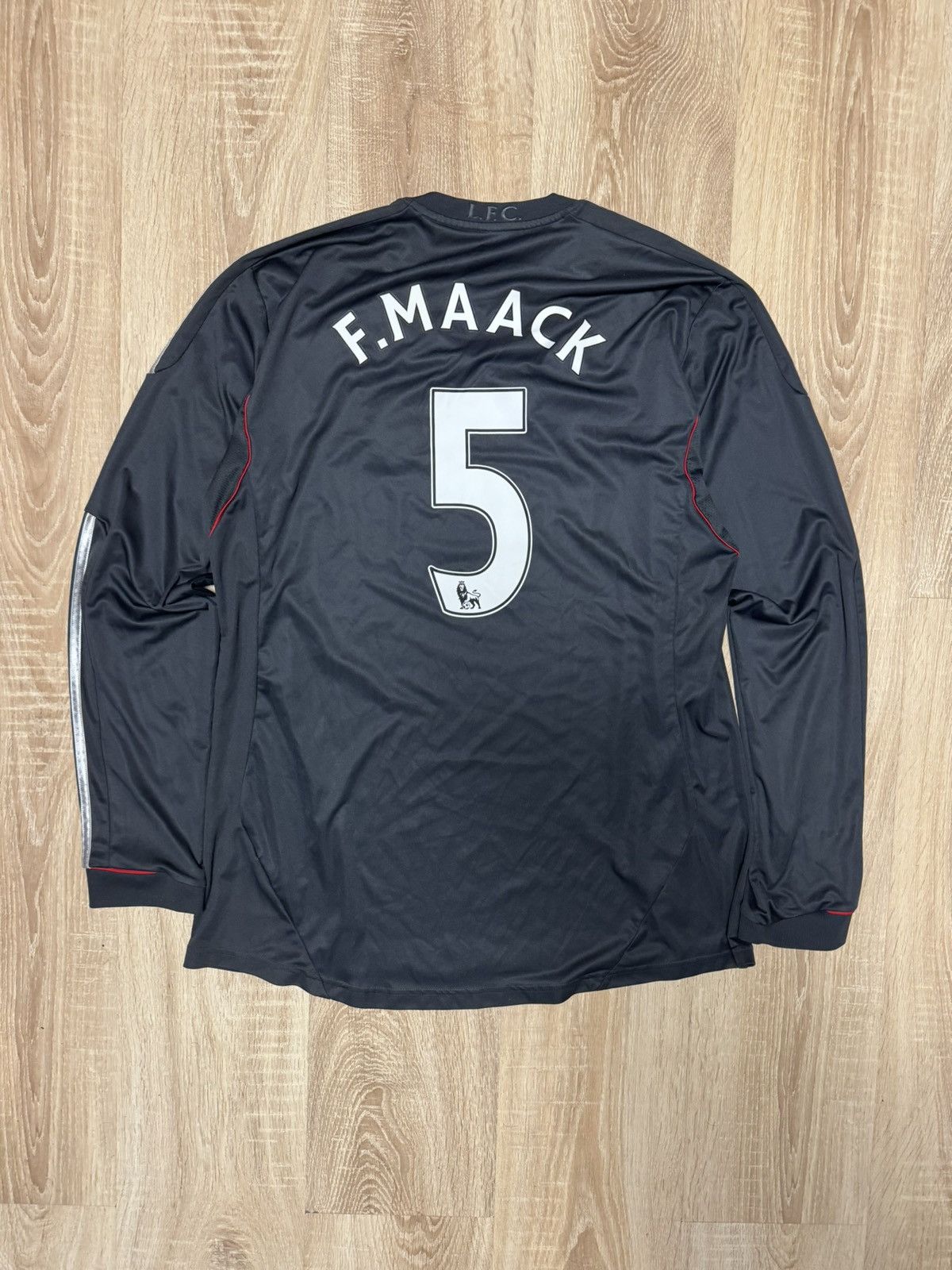Adidas Liverpool FC 2011-12 Adidas Away Long Sleeve Jersey Men’s Size US L / EU 52-54 / 3 - 4 Thumbnail