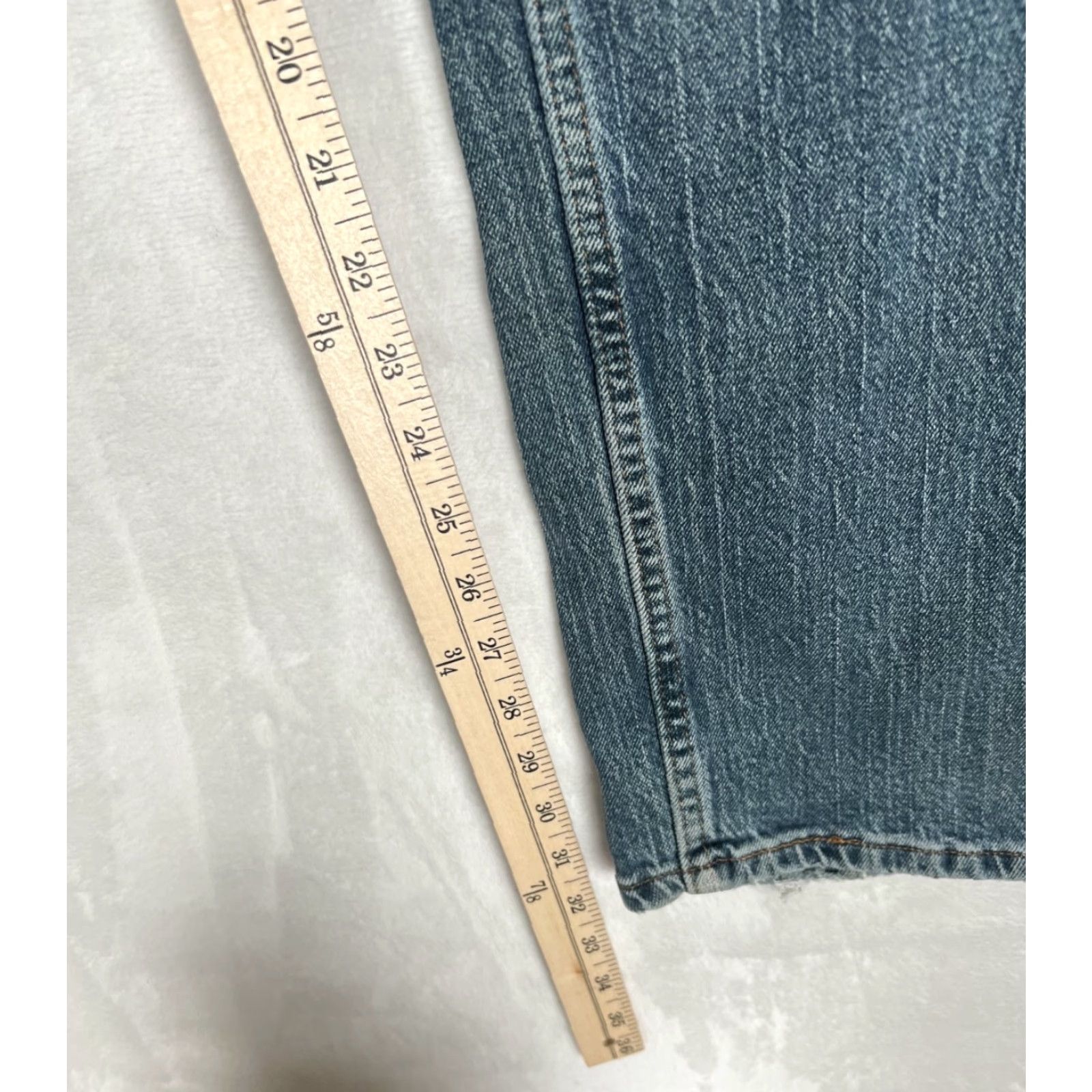 Wrangler VINTAGE Wrangler Jeans Mens 34x32 Blue Denim Cowboy Cut Western Straight Leg USA Size US 34 / EU 50 - 3 Thumbnail