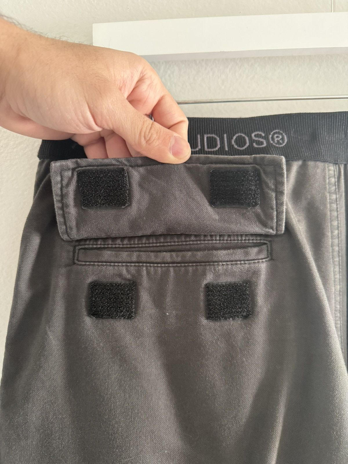 Acne Studios Acne Studios Chevron 6 Pocket Cargo Pants Washed Anthracite Size US 34 / EU 50 - 22 Thumbnail