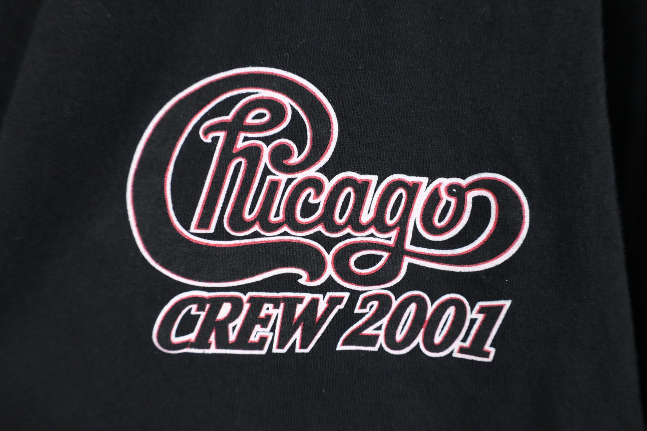 Vintage Vintage Y2K Crew 2001 Chicago Band Short Sleeve T-Shirt Size US L / EU 52-54 / 3 - 4 Thumbnail