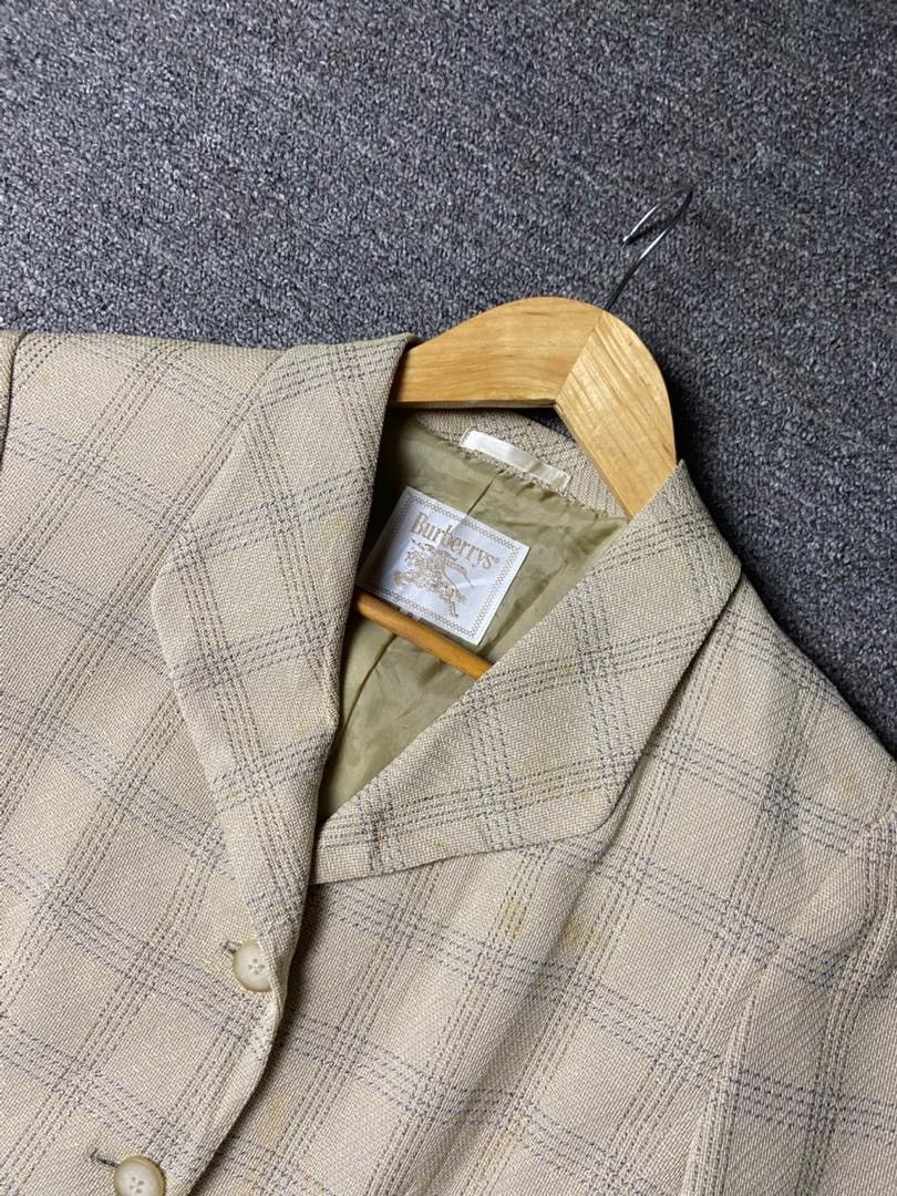 Burberry Vintage Burberrys Checkered Blazer (174) Size XXS / US 00 / IT 34 - 10 Thumbnail