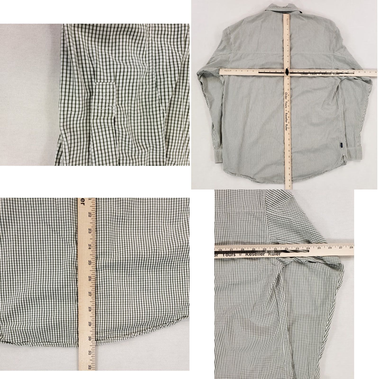 Vintage Simms Shirt Plaid Button-Down Mens M Green Size US M / EU 48-50 / 2 - 8 Thumbnail