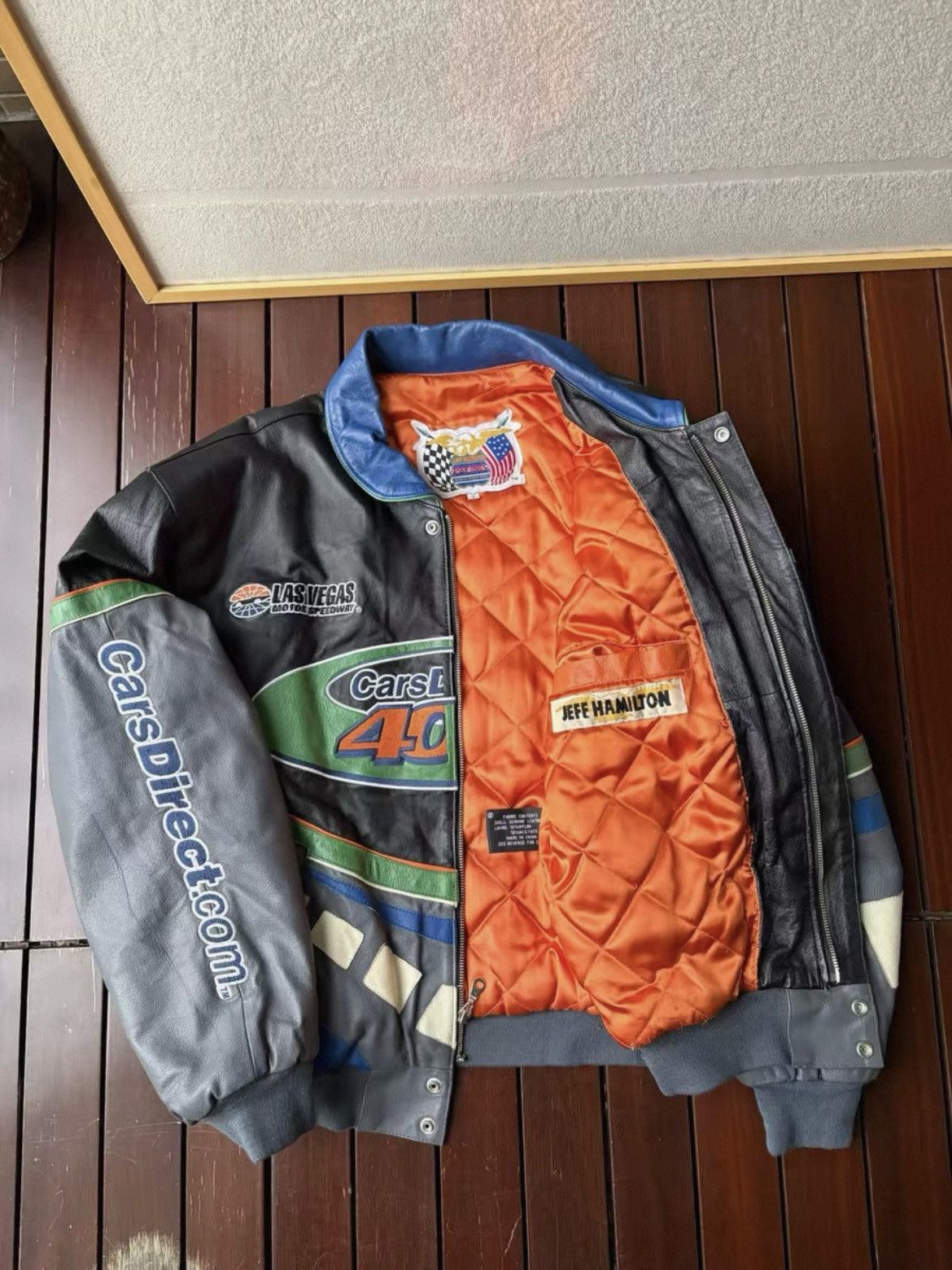 Jeff Hamilton Jeff Hamilton CarsDirect 400 Las Vegas Motor Speedway VTG Size US L / EU 52-54 / 3 - 5 Thumbnail