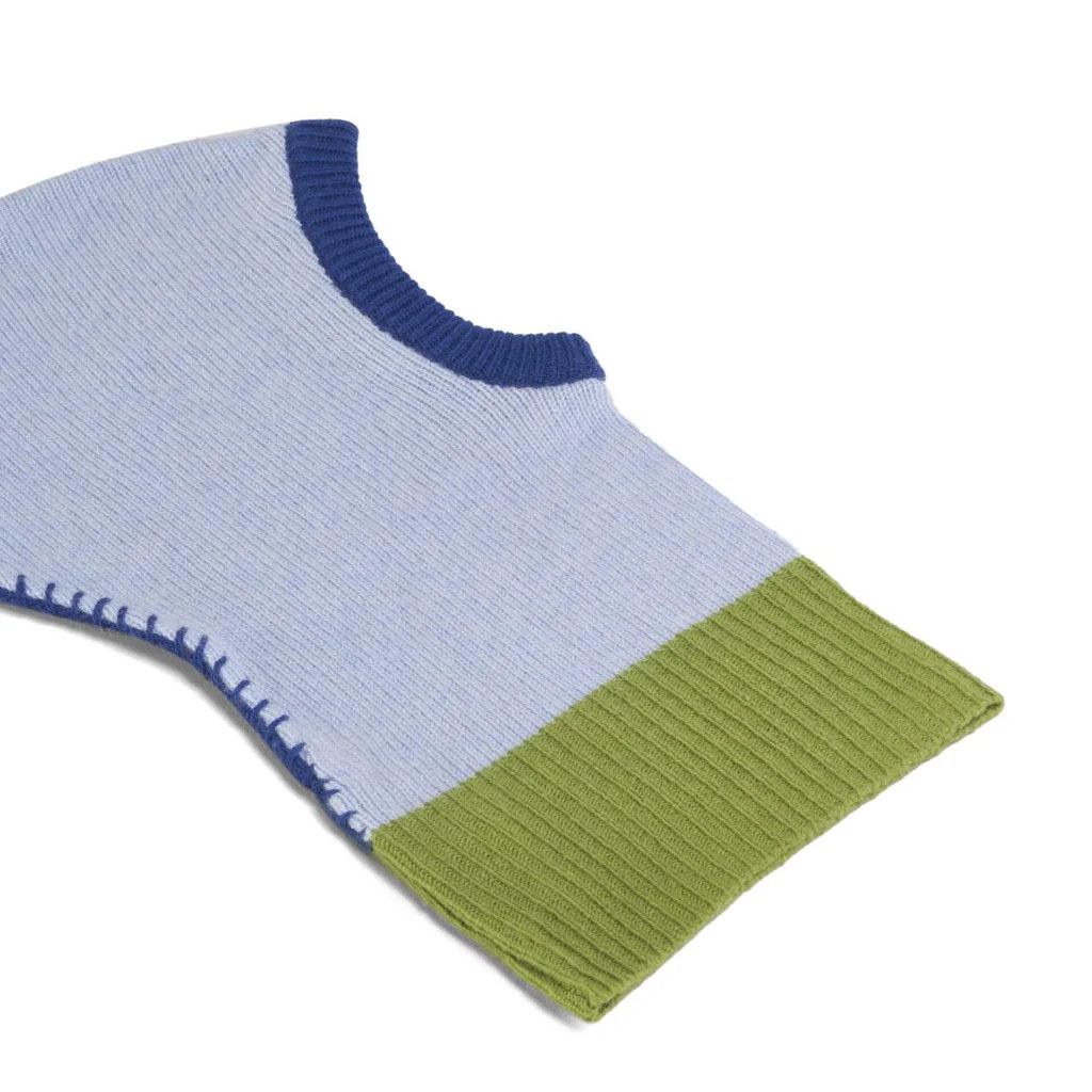 Marni o1w1db10125 Size:OS/Colorblock Balaclava in Blue/Green Size ONE SIZE - 3 Thumbnail
