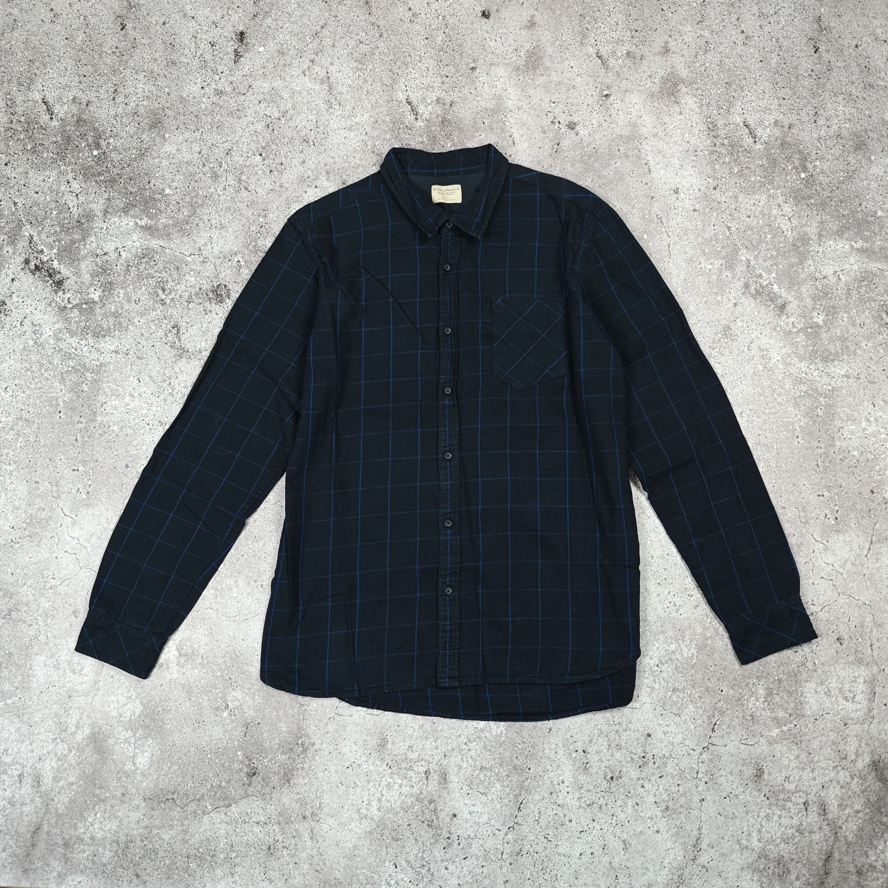 Nudie Jeans Nudie Jeans Henry Flannel Check Shirt Cotton size XL Size US XL / EU 56 / 4 - 1 Thumbnail