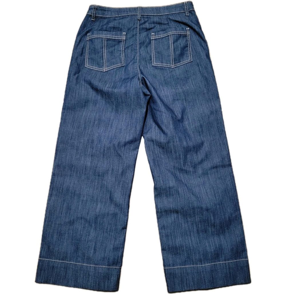 Tommy Hilfiger Tommy Hilfiger Women’s High-Rise Wide-Leg Crop Size 4 Size 27" / US 4 / IT 40 - 6 Thumbnail