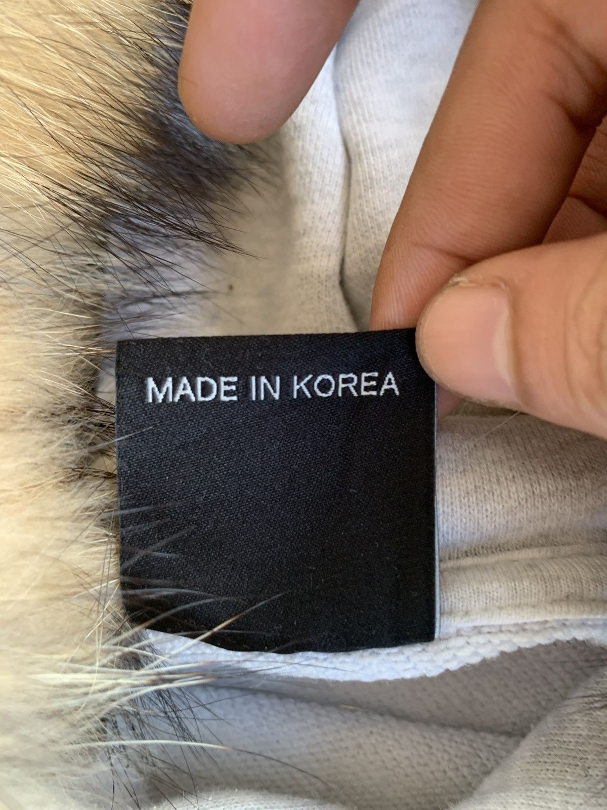 Japanese Brand CRAZY DISTRESSED FUR HOODIE F.ILLUMINATE BOXY CROP FIT Size US M / EU 48-50 / 2 - 15 Thumbnail