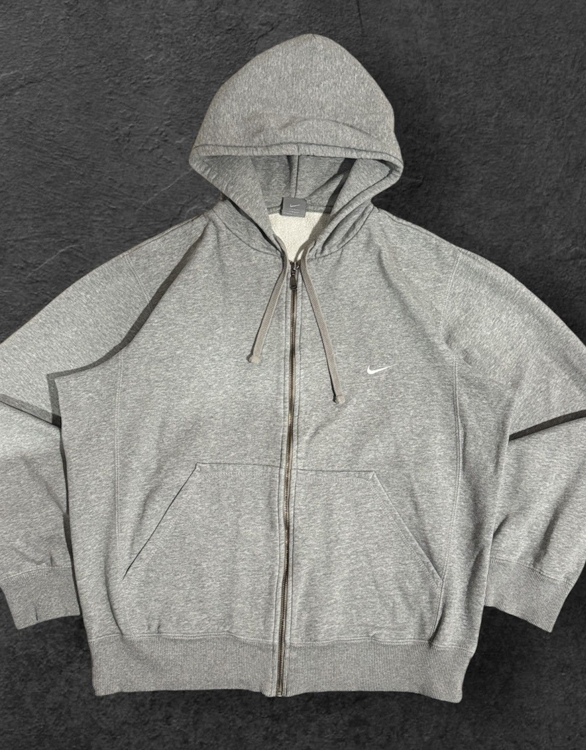 Nike Nike Zip-Up Hoodie – Grey | Size: L Size US L / EU 52-54 / 3 - 1 Thumbnail