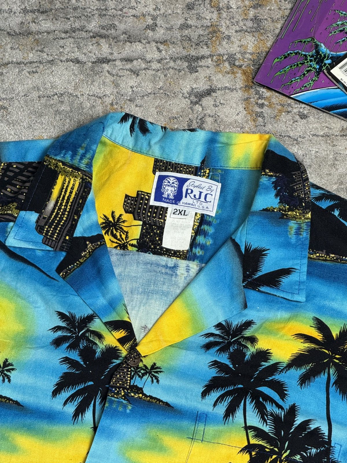 Vintage ❗️Vintage 80’s RJC Hawaii Cotton Shirt Size US XXL / EU 58 / 5 - 4 Thumbnail