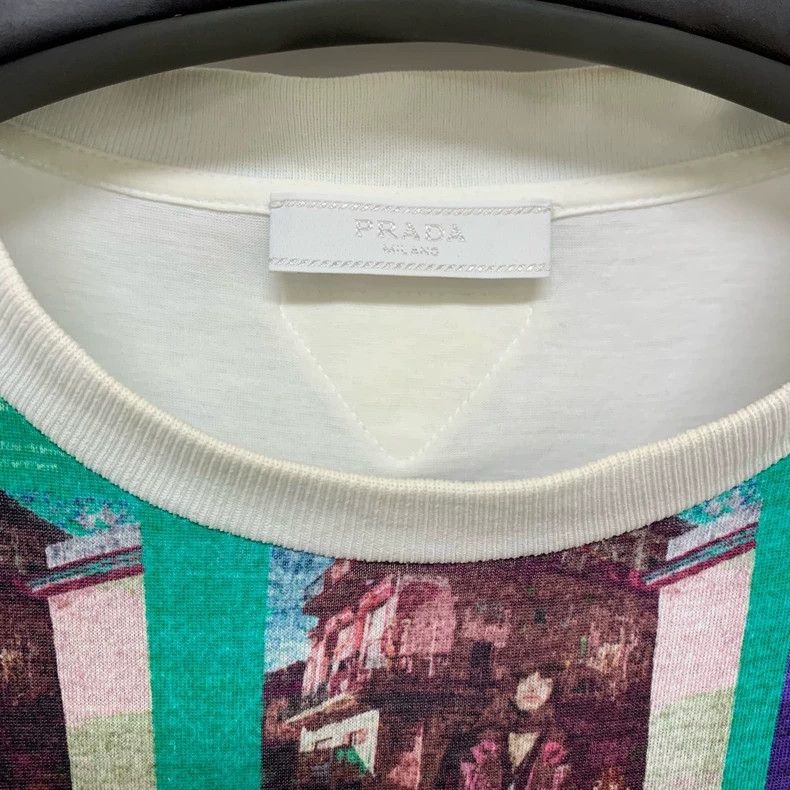 Prada Prada Graffiti printed short sleeves 2501-Nextarrow Size US XL / EU 56 / 4 - 4 Thumbnail