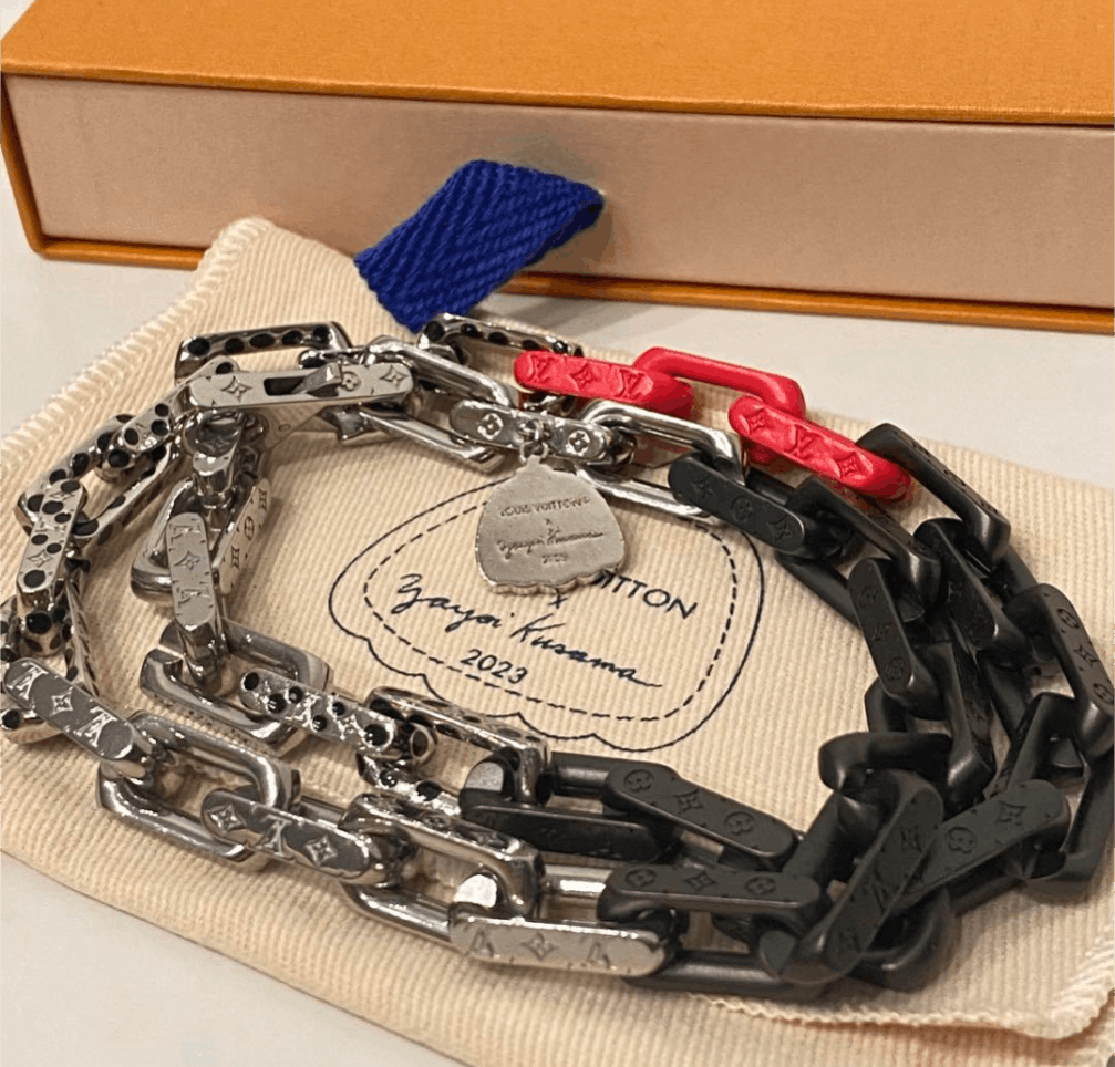 Louis Vuitton Louis Vuitton Yayoi Kusama LV YK Necklace Bracelet Set of 2 Size ONE SIZE - 1 Thumbnail