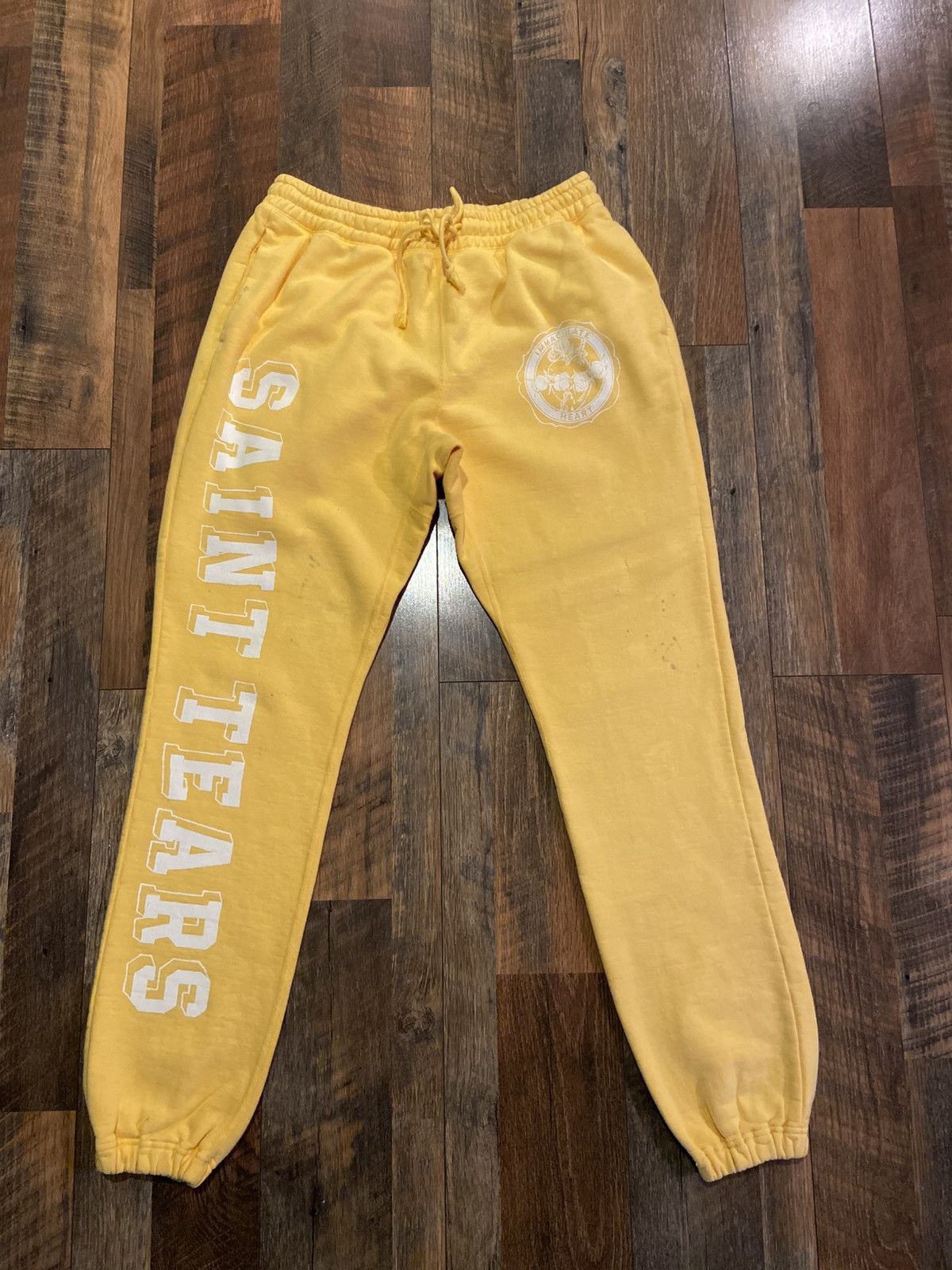 DENIM TEARS × Saint Michael SAINT MICHAEL DEMIN TEARS “SAINT TEARS” SWEAT PANTS Size US 34 / EU 50 - 2 Thumbnail