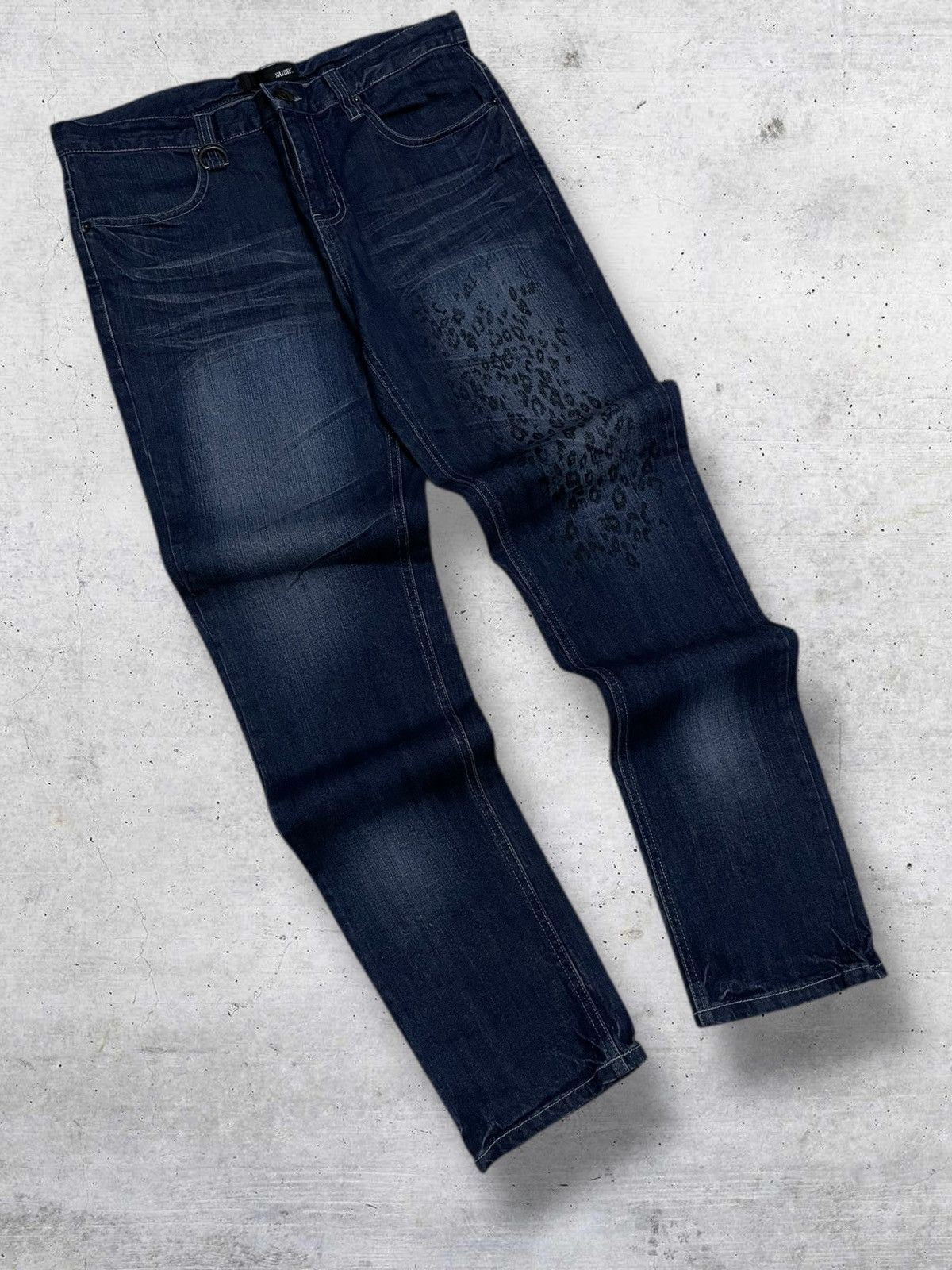 Japanese Brand VINTAGE RUBIK JAPAN CRAFTED ARCHIVE LEOPARD PUNK OG DENIM Size US 32 / EU 48 - 2 Thumbnail
