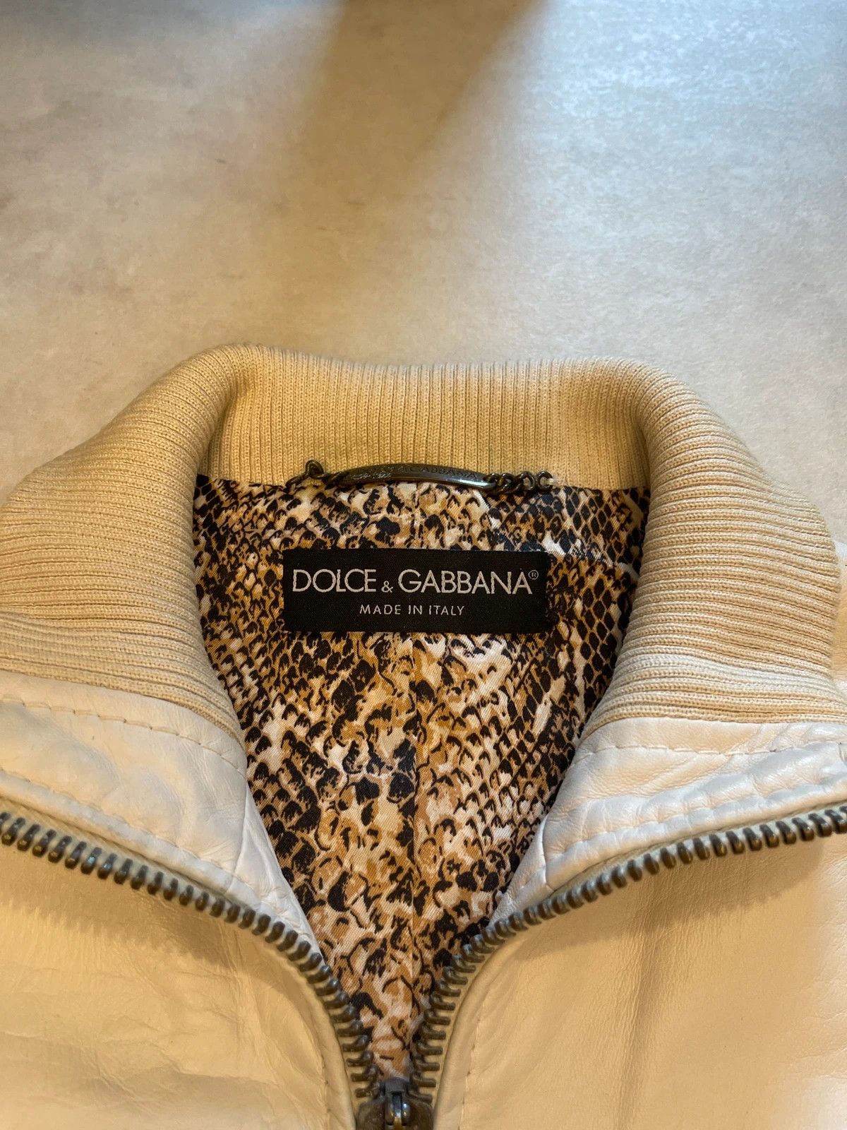 Dolce & Gabbana Dolce & Gabbana Leather Jacket Vintage Size S / US 4 / IT 40 - 2 Thumbnail