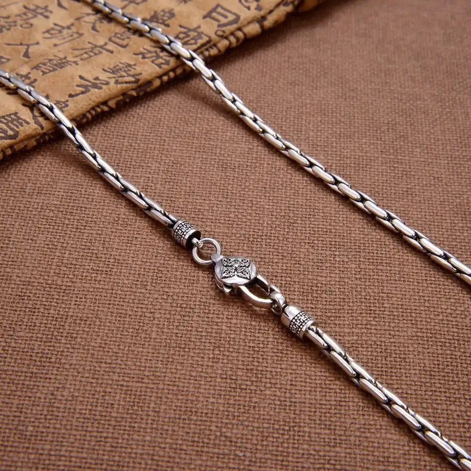 Other 3m Wide Vintage Thai Silver Necklace Size ONE SIZE - 3 Thumbnail