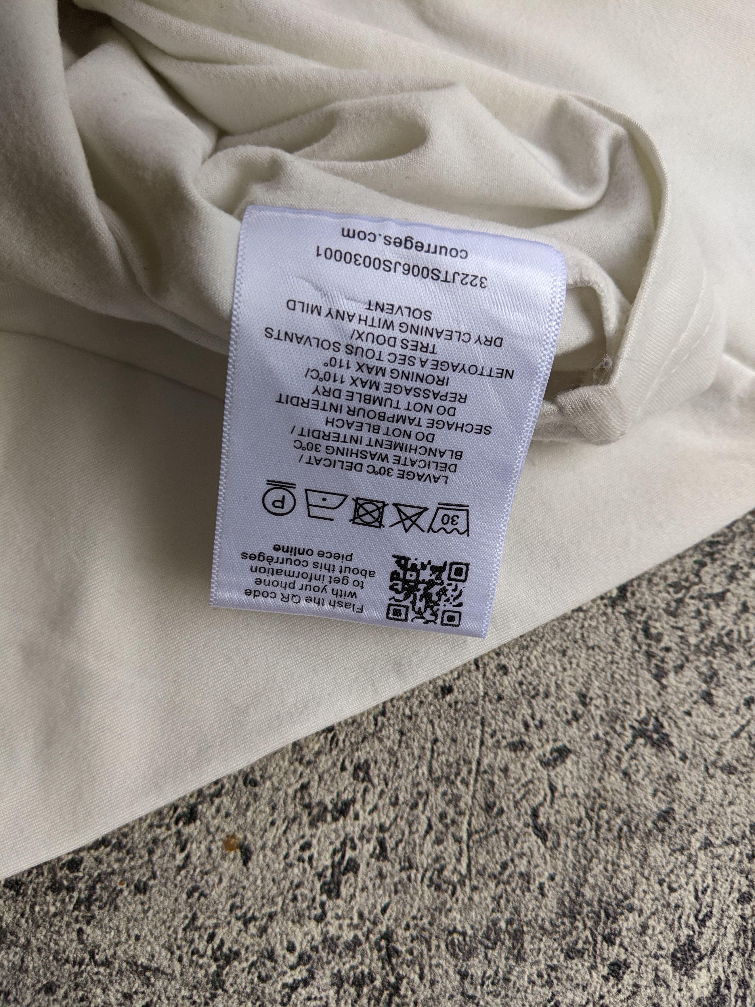 Courreges Courreges Ringer Tee Size ONE SIZE - 7 Thumbnail