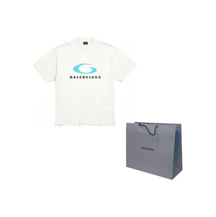 Balenciaga Balenciaga Logo Print Short Sleeve T-Shirt Size US XS / EU 42 / 0 - 1 Thumbnail