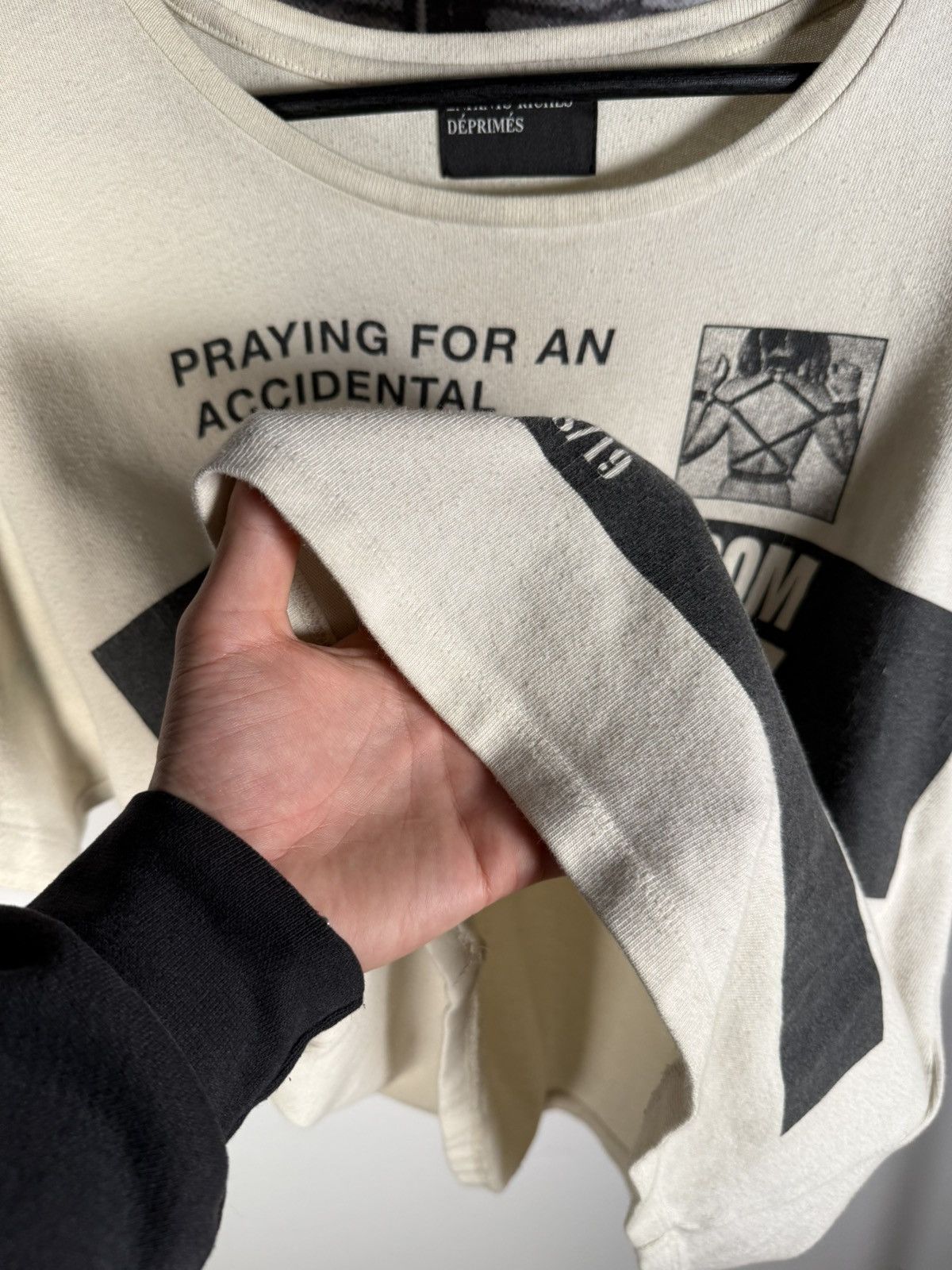 Enfants Riches Deprimes GRAIL💉 OG FALL/WINTER 2018-19 "PUPPY SAVED FROM OVERDOSE" Size US XL / EU 56 / 4 - 7 Thumbnail