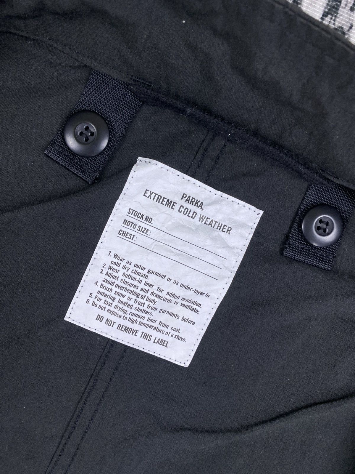 Daytona Vintage Extreme Cold Fishtail Washed Black Parka Size US XXL / EU 58 / 5 - 10 Thumbnail